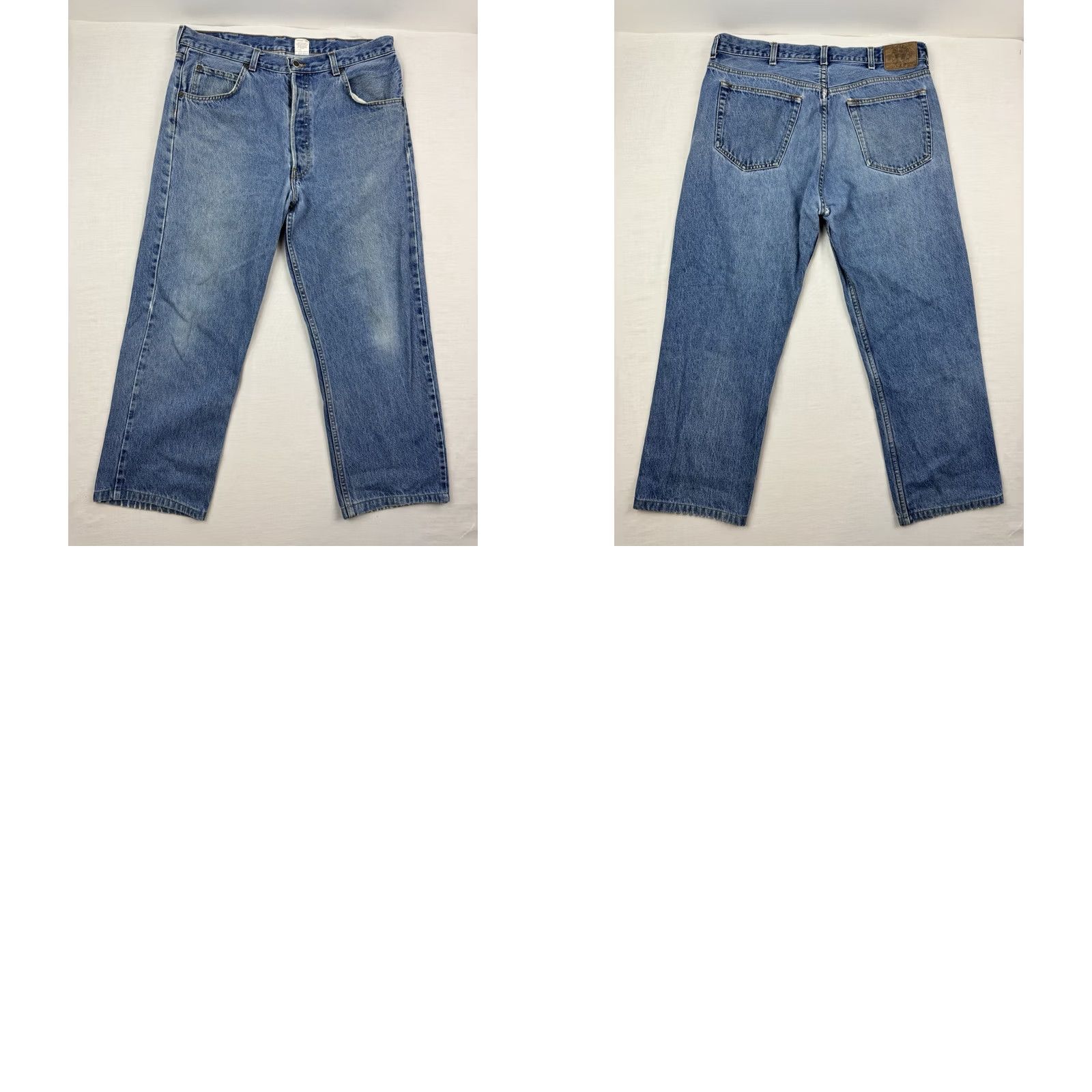 Vintage VINTAGE Brittania Jeans 90s Adult 34x26 Button Fly Straight Leg Regular Fit Mens Size US 34 / EU 50 - 10 Thumbnail