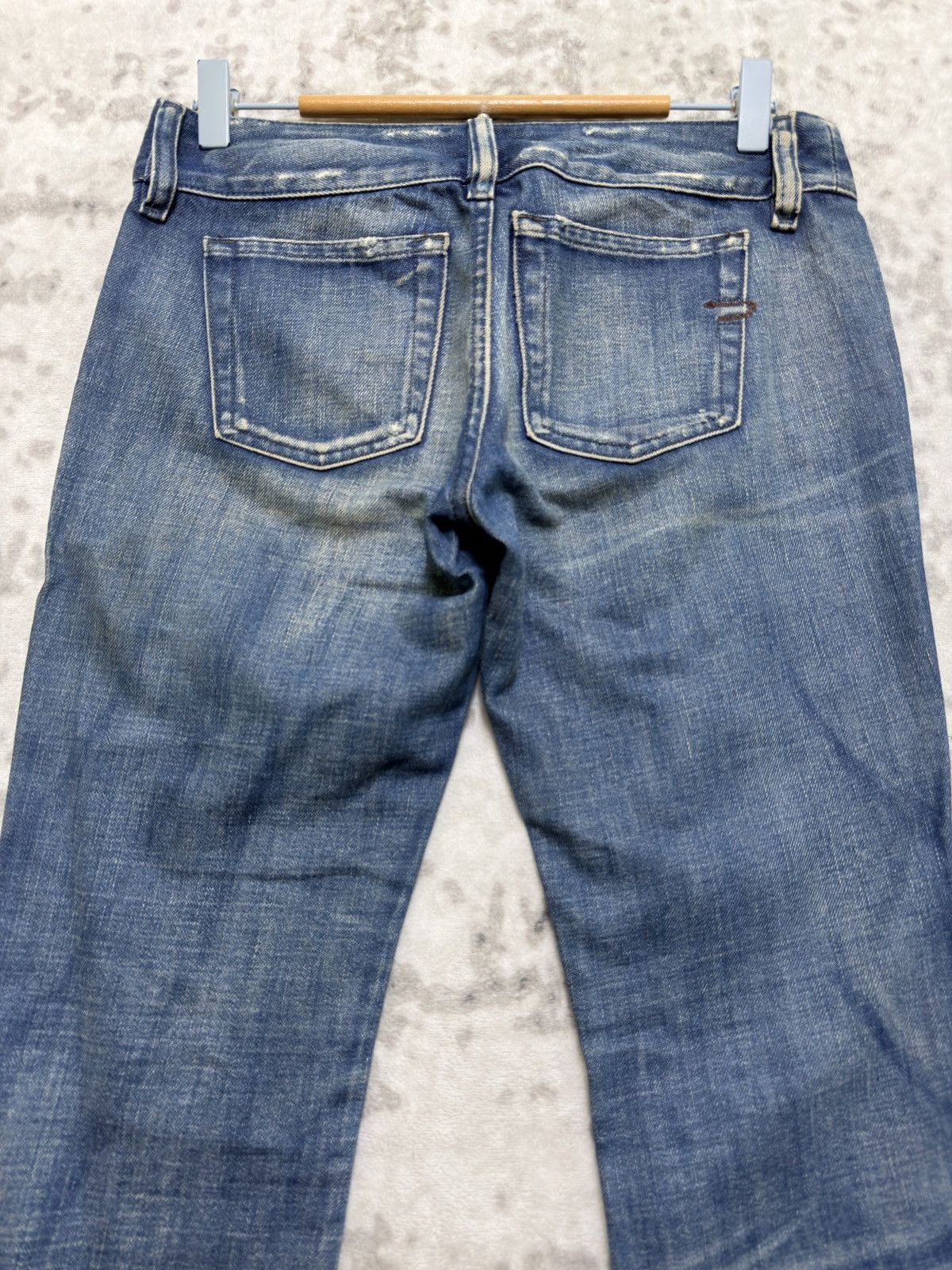 Diesel Diesel Bootcut Y2K Low Rise Distressed Light Wash Denim Size US 28 / EU 44 - 10 Thumbnail