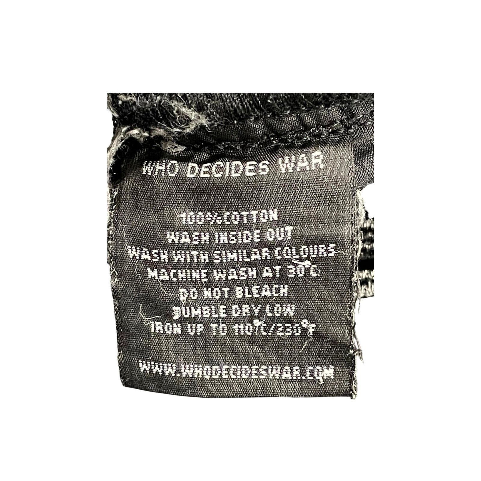 Who Decides War Who Decides War Distressed Black Wash Jeans Size US 36 / EU 52 - 5 Thumbnail