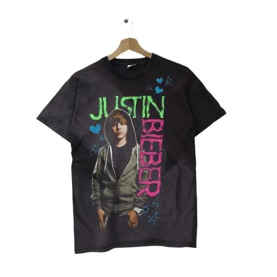 Fruit Of The Loom × Justin Bieber Vtg JUSTIN BIEBER IDOL My World Tour Concert Tee Shirt Size S / US 4 / IT 40 - 1 Thumbnail