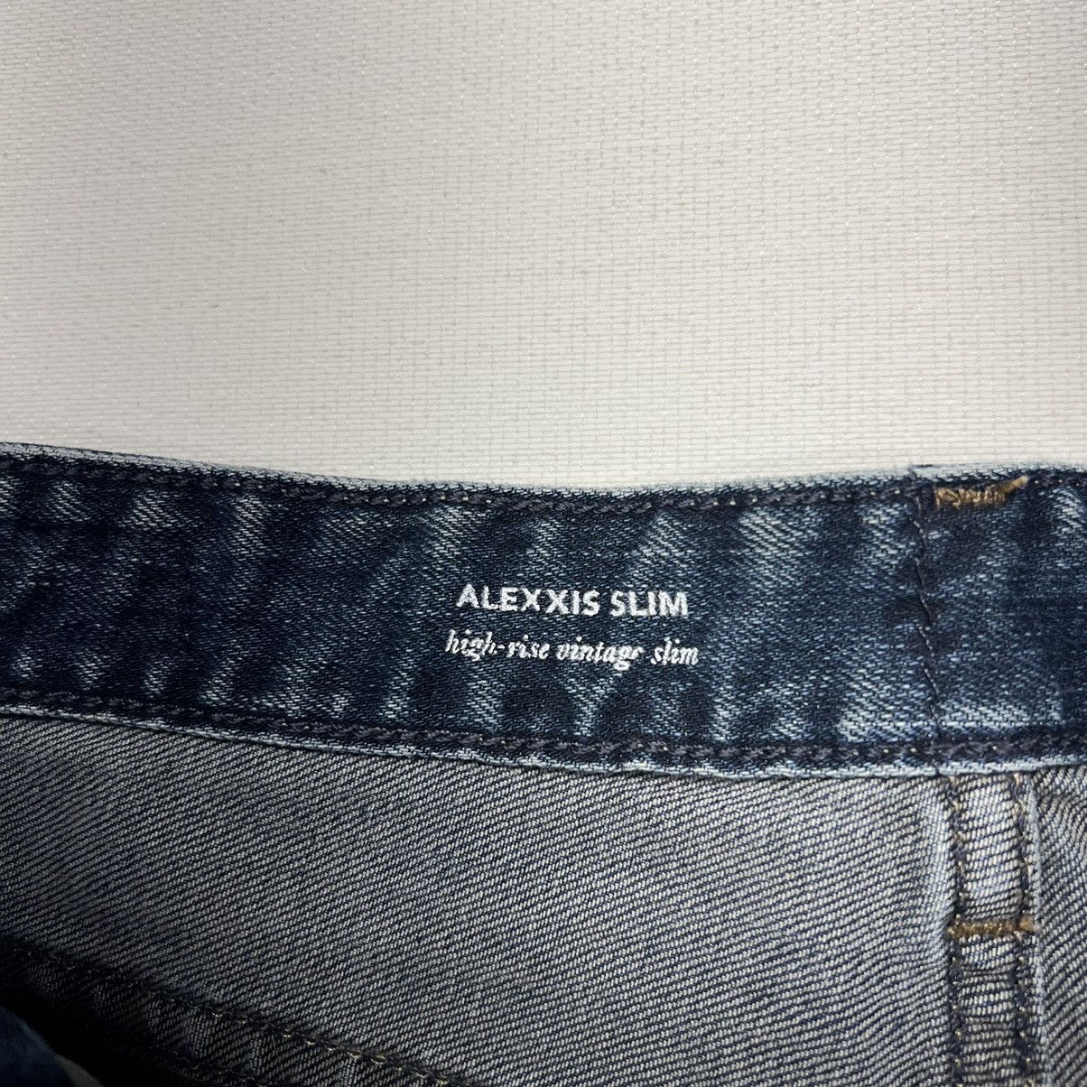 AG Adriano Goldschmied AG Jeans Blue Alexxis Slim High Rise Vintage Denim Faded Size 32" / US 10 / IT 46 - 9 Thumbnail