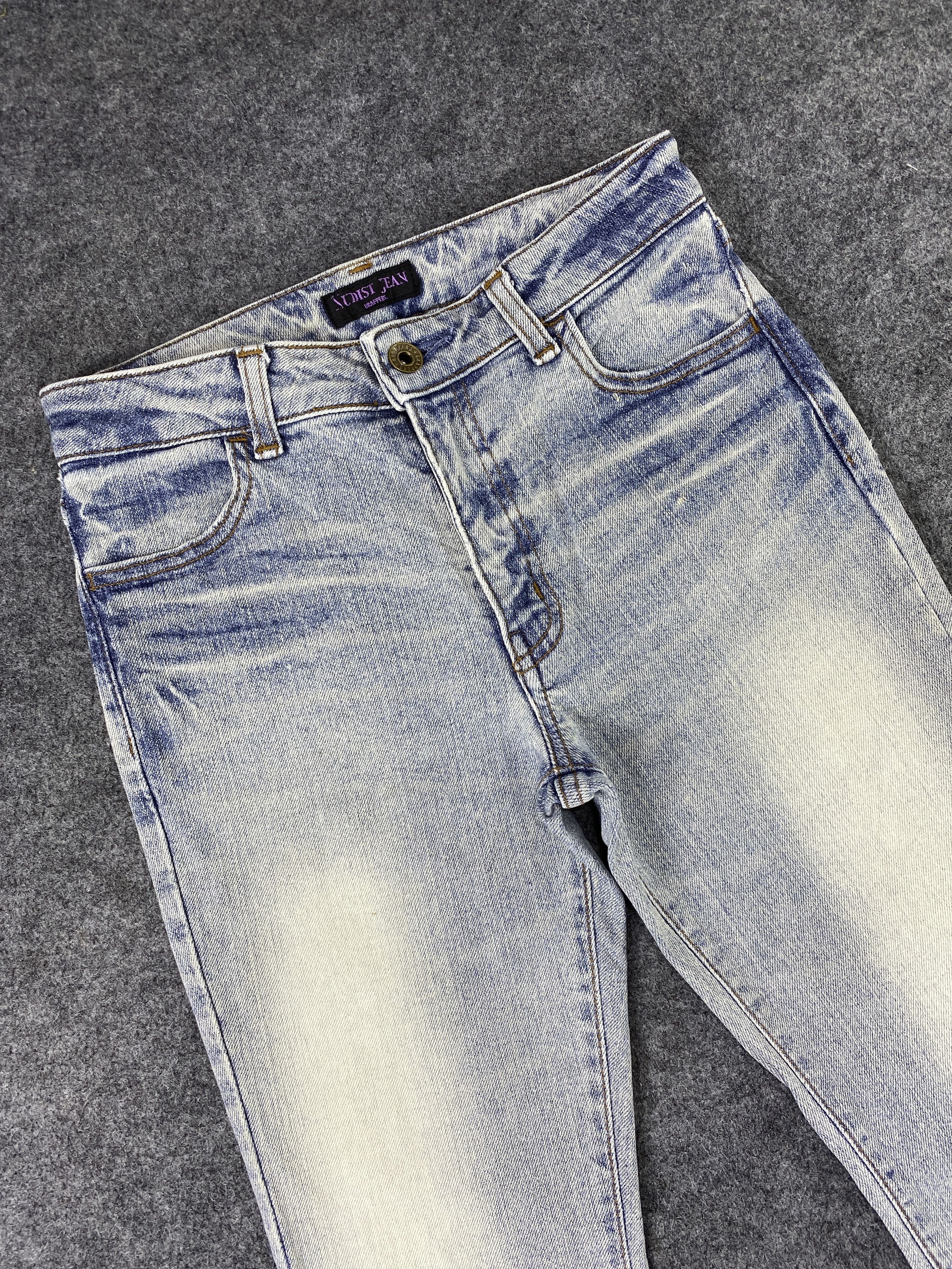 Japanese Brand Brappers Faded Blue Wash bootcut Jeans - J1067 Size 26" / US 2 / IT 38 - 5 Thumbnail