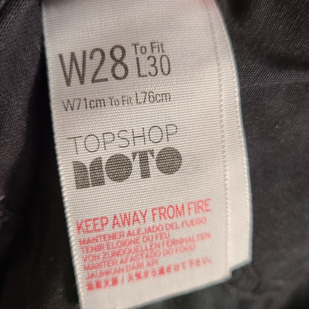 Topshop Topshop Moto Jamie black distressed skinny jeans w28 l30 Size 28" / US 6 / IT 42 - 11 Thumbnail