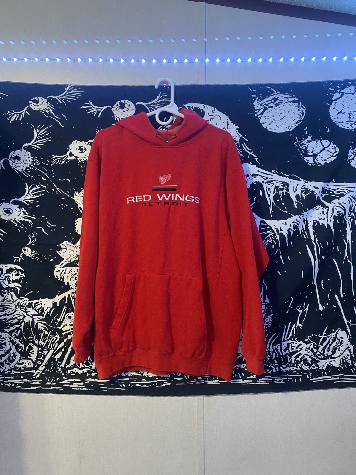 Pro Edge Pro Edge Detroit Red Wings Red and White hoodie Mens L Size US L / EU 52-54 / 3 - 1 Thumbnail
