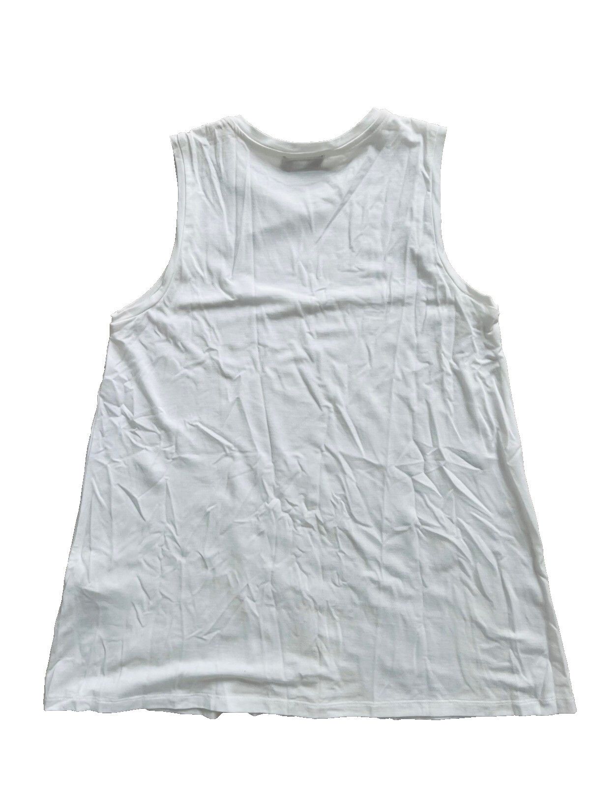 Eileen Fisher Eileen Fisher Fine Jersey Long Tank White ( XS ) Size XS / US 0-2 / IT 36-38 - 2 Thumbnail