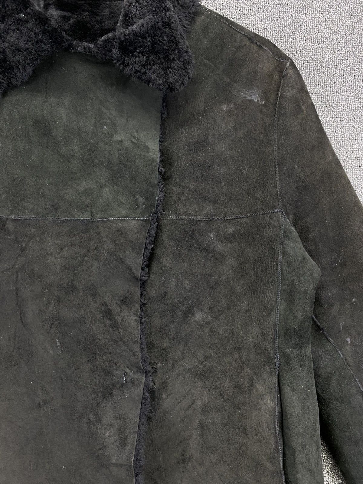Joseph Vintage Joseph Faux Fur Lamb Skin Leather Jacket Size M / US 6-8 / IT 42-44 - 16 Thumbnail