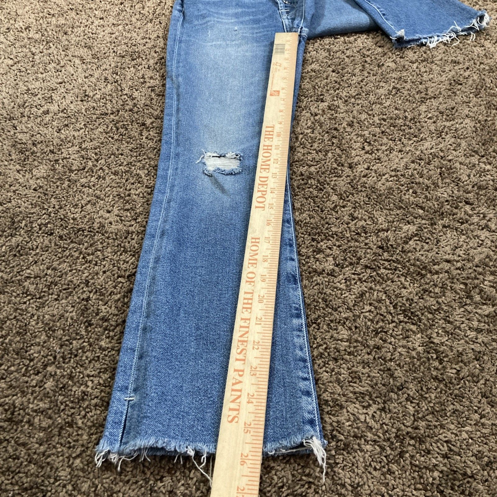 7 For All Mankind 7 For All Mankind Luxe Ultra High Rise Slim Kick Jeans Sz 24 Size 24" / US 00 / IT 34 - 5 Thumbnail