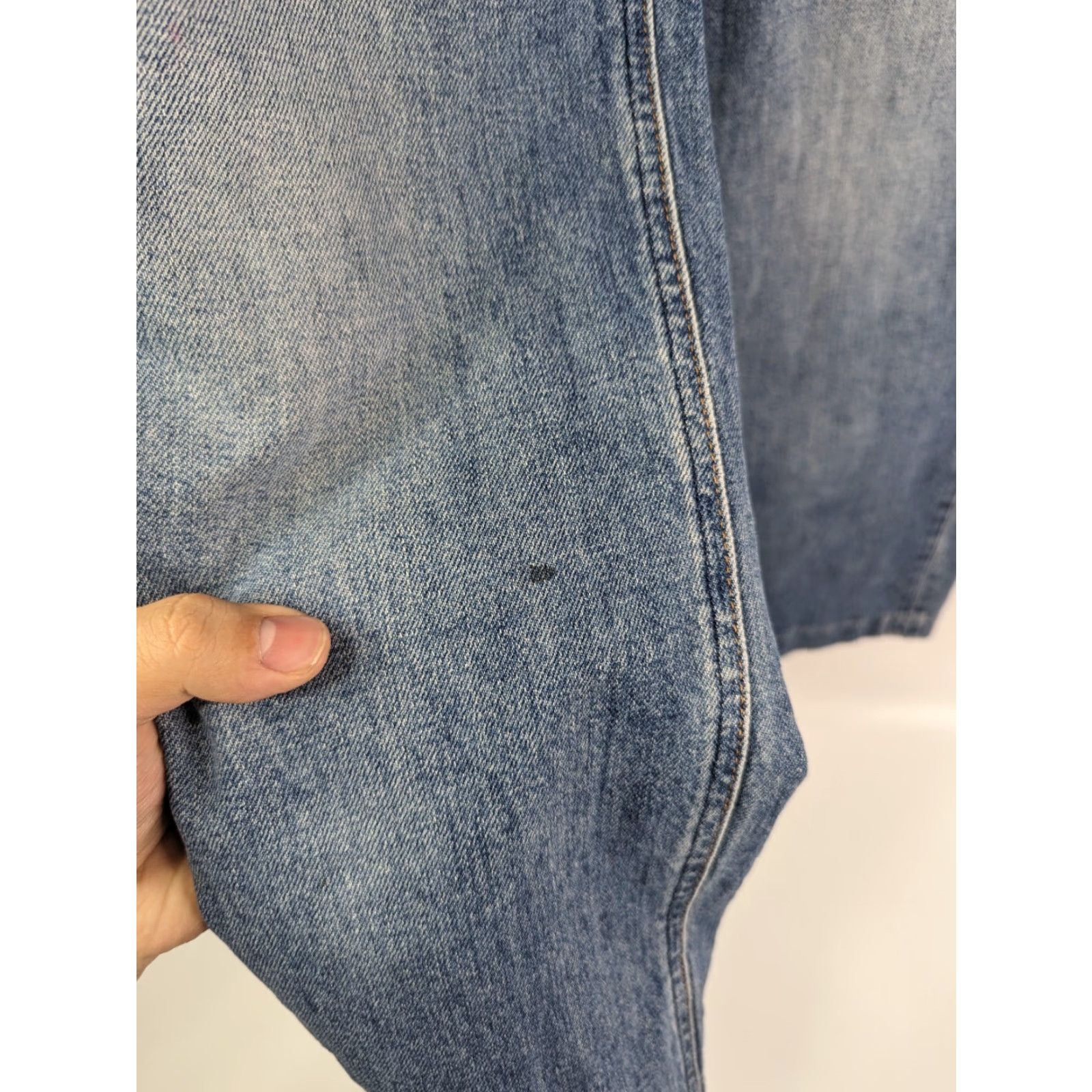 Paige PAIGE Jeans Cropped 5-Pocket Design Denim Vintage? No Size 42" / US 20 - 4 Thumbnail