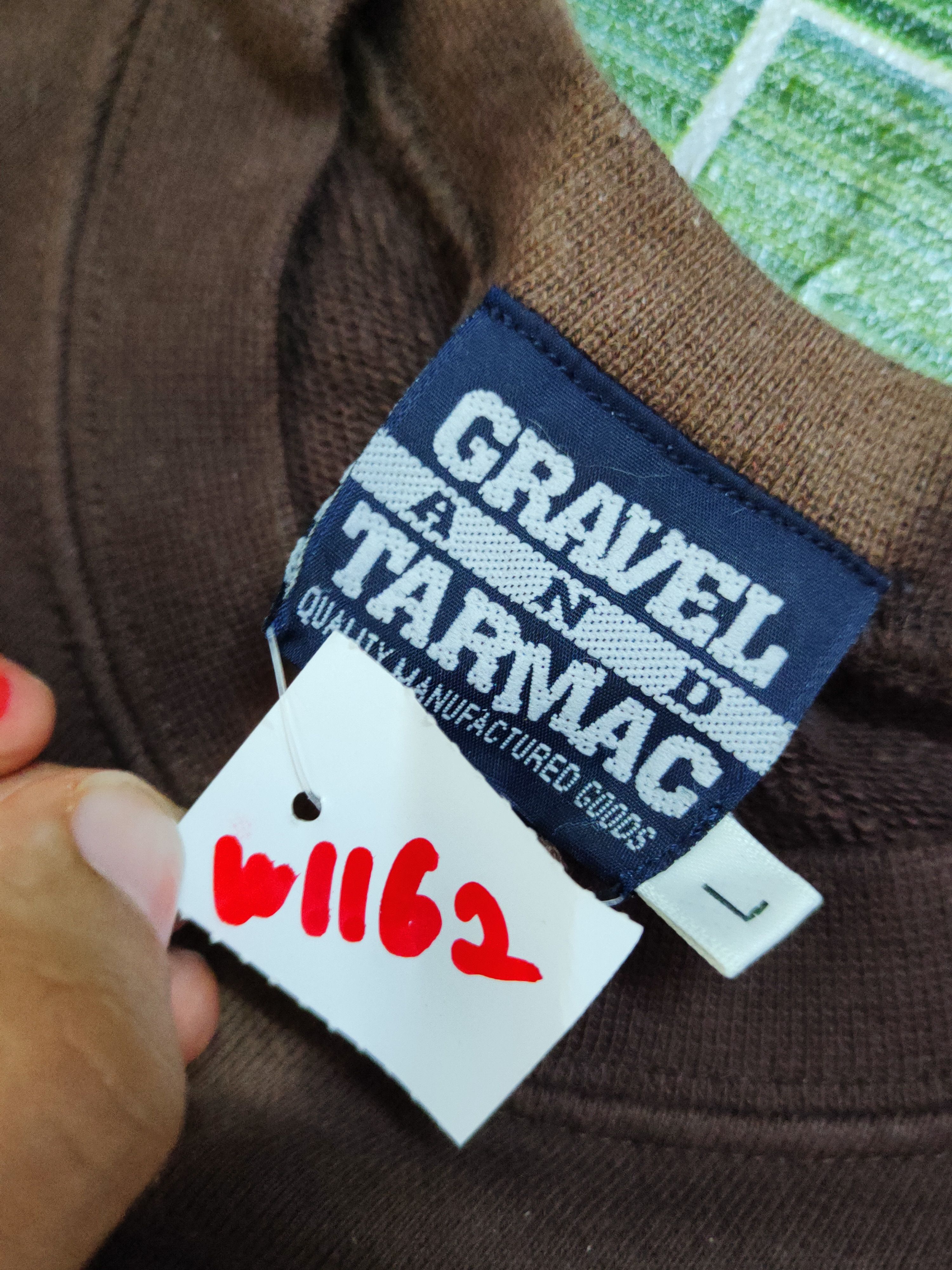 Japanese Brand × Vintage Gravel and Tarmac Dark Brown Sweatshirts #W1162 Size US L / EU 52-54 / 3 - 12 Thumbnail