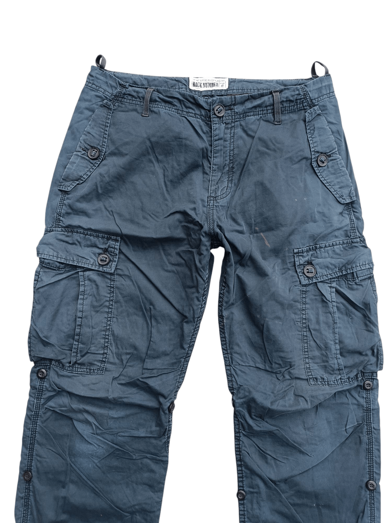 Japanese Brand × Vintage FYEE💥BACK NUMBER CARGO MULTI POCKET PANTS E247i Size US 32 / EU 48 - 5 Thumbnail