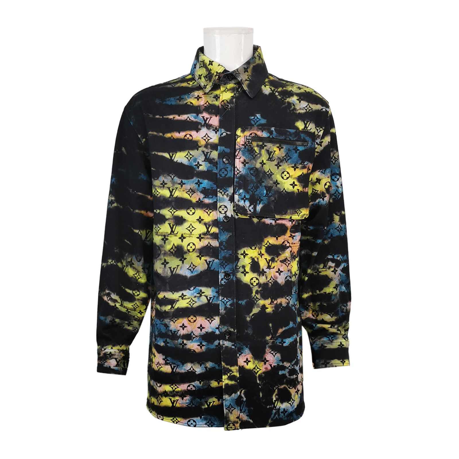Louis Vuitton Louis Vuitton Tie-Dye Monogram Shirt Size M Size US M / EU 48-50 / 2 - 1 Thumbnail