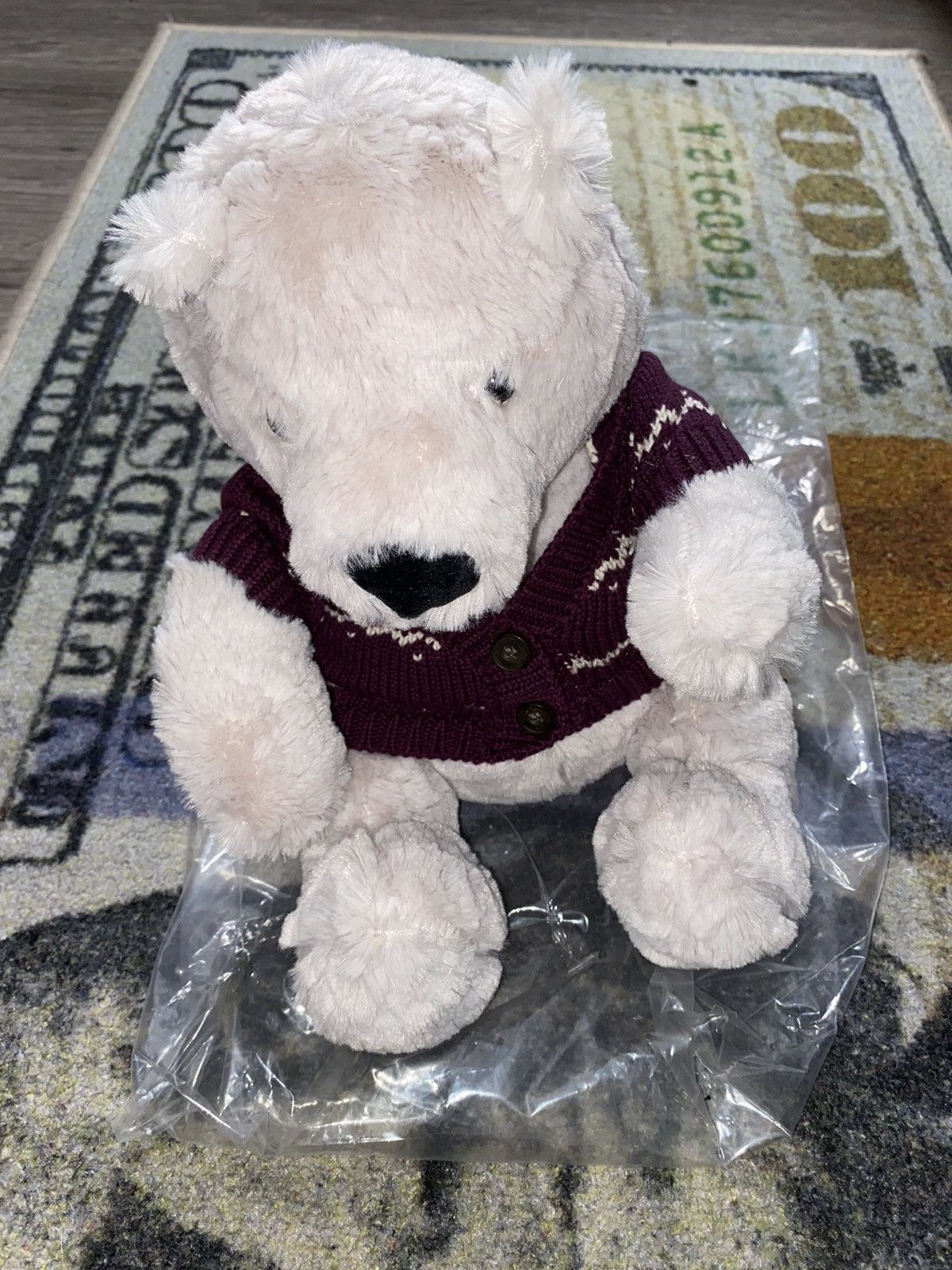 Kith Kith Kithmas Polar Bear Just Us Plush Magma Size ONE SIZE - 3 Thumbnail