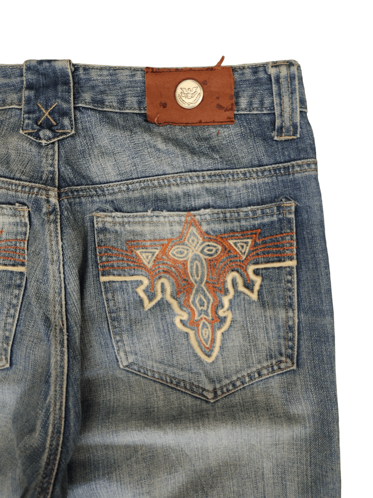 Affliction Loose Jean 90s Antik Denim Wide Leg Affliction True Religion Size US 32 / EU 48 - 4 Thumbnail