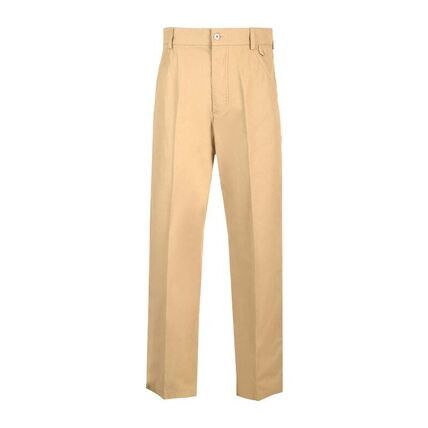 Bottega Veneta o1loc1c0426 784201 Light Cotton Twill Pants in Beige Size US 36 / EU 52 - 1 Thumbnail