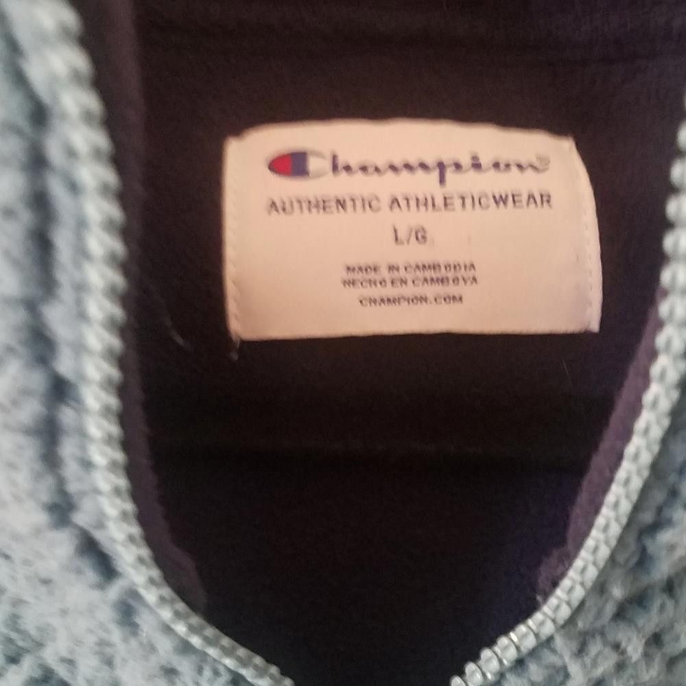 Champion Champion Blue and Teal Sherpa Size Large Size L / US 10 / IT 46 - 3 Thumbnail