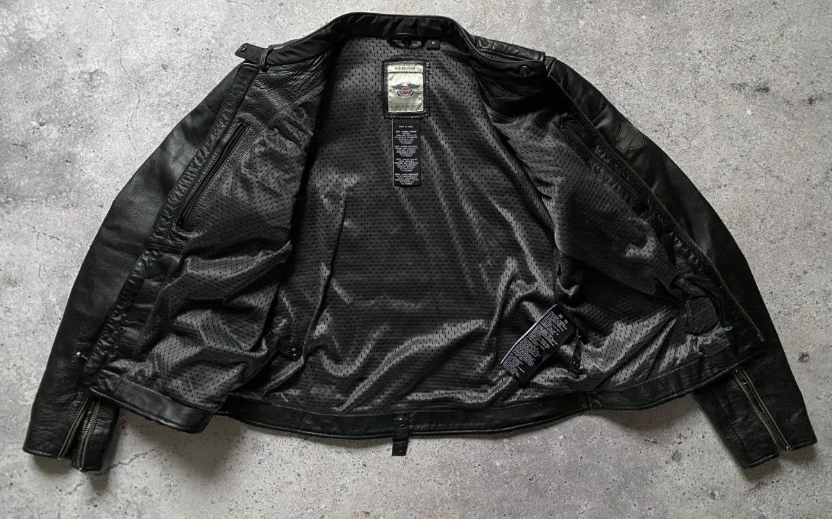 Harley Davidson Harley Davidson Willie G Skull Leather Jacket Reflective Y2K Size M / US 6-8 / IT 42-44 - 13 Thumbnail
