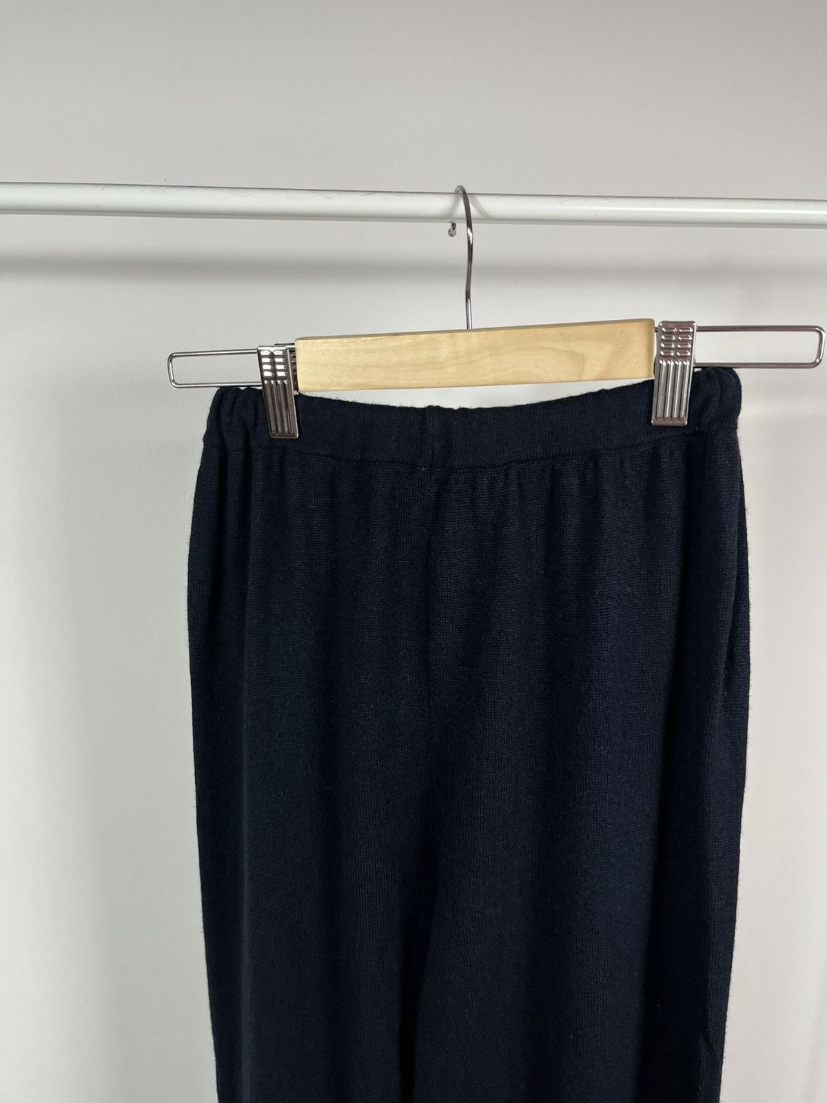 Brunello Cucinelli Brunello Cucinelli Women’s Dark Navy Wool Silk Angora Pants Size 32" / US 10 / IT 46 - 12 Thumbnail