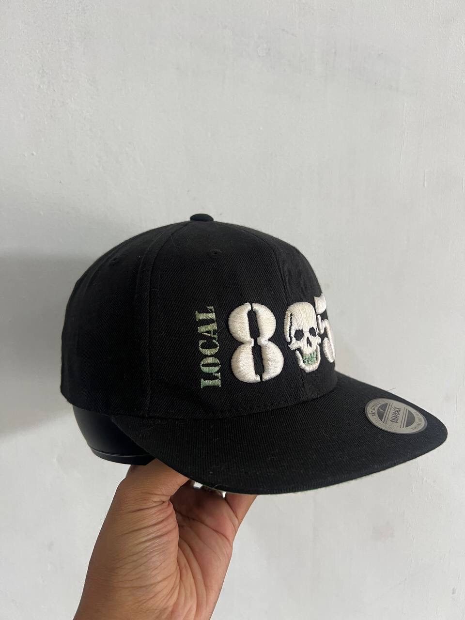 Hat Club Vintage Local 805 Skull Snapback Hat Size ONE SIZE - 1 Thumbnail