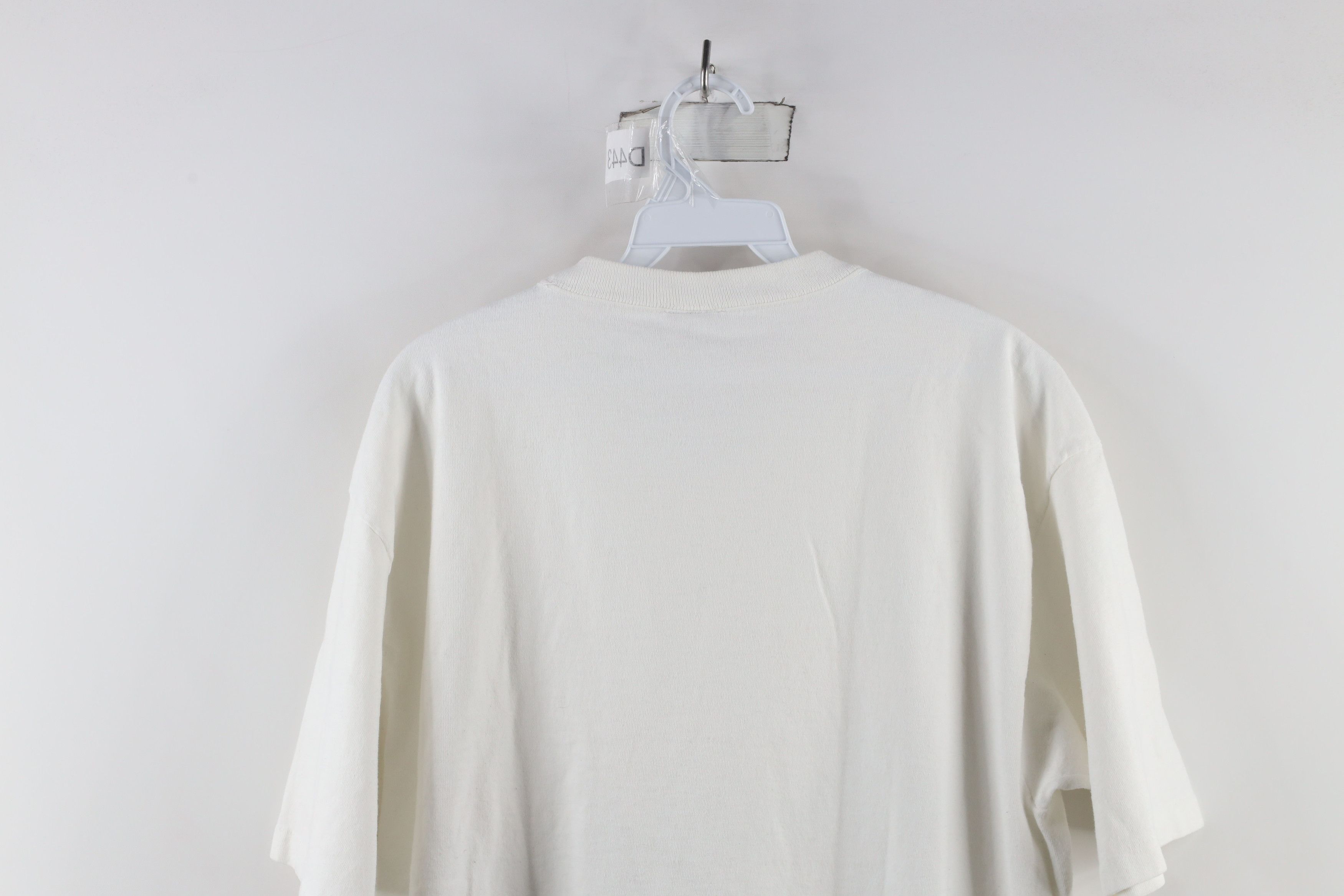 Columbia × Vintage Vintage 90s Columbia Heavyweight Cotton T-Shirt White USA Size US L / EU 52-54 / 3 - 9 Thumbnail