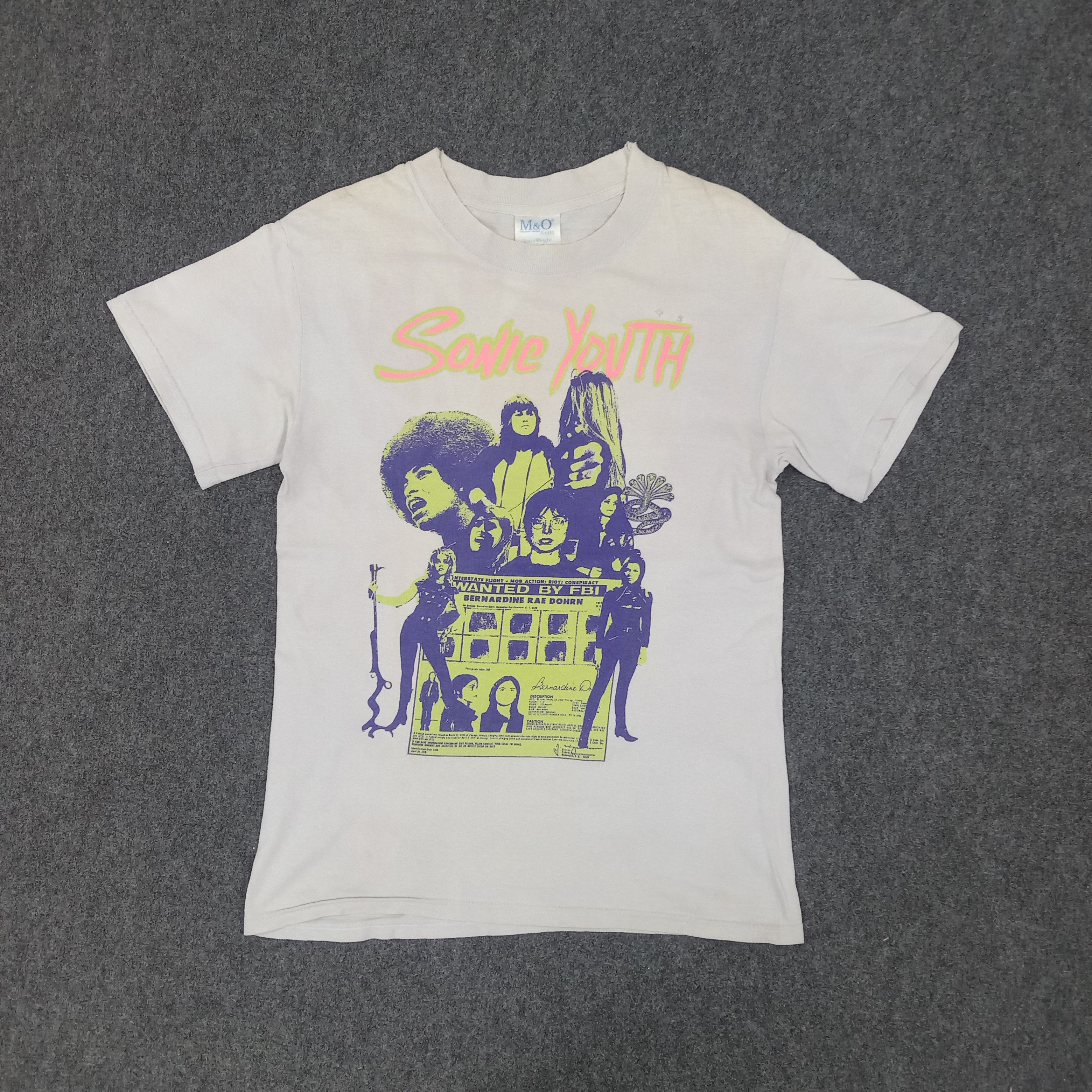Band Tees × Vintage 90's Sonic Youth American Rock Band Tshirt Size US S / EU 44-46 / 1 - 1 Thumbnail