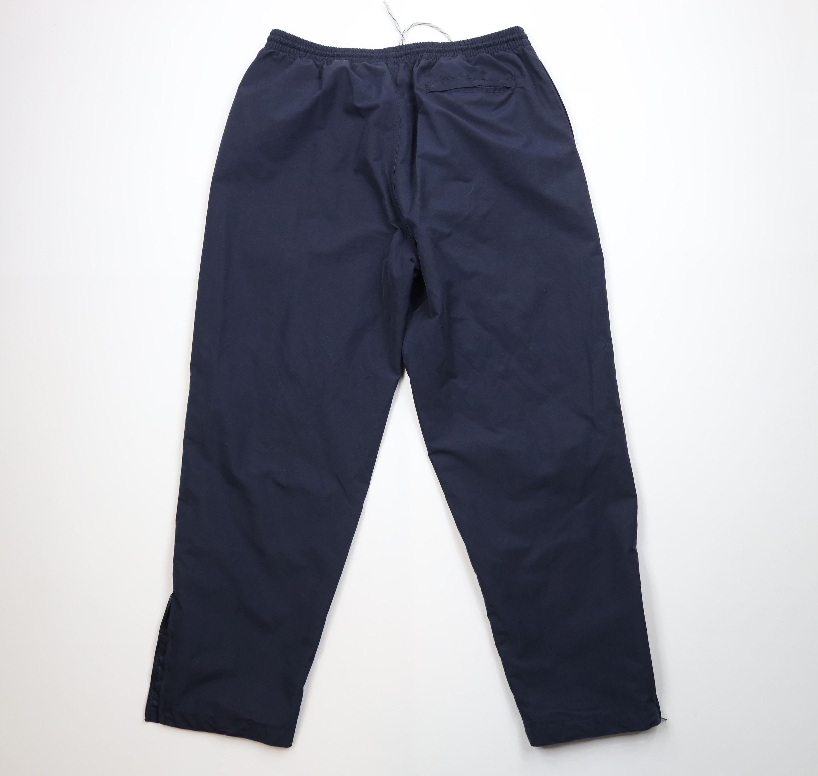 Vintage Vintage 90s Streetwear Tapered Windbreaker Pants Navy Blue Size US 38 / EU 54 - 9 Thumbnail