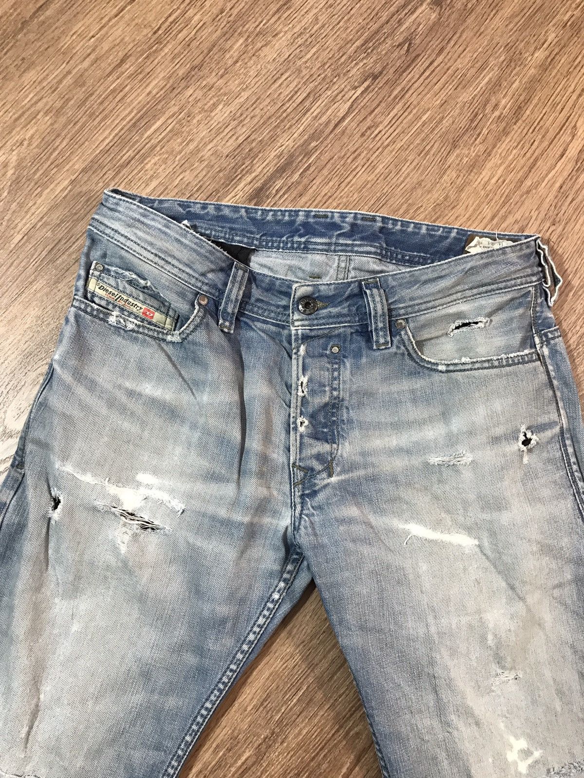 Diesel × Vintage Vintage Diesel Distressed denim pants Jeans Size US 31 - 5 Thumbnail