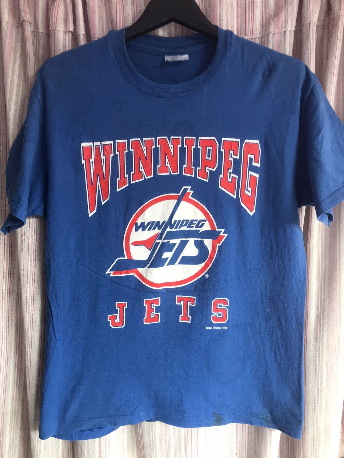 NHL Vintage 1990 Wnnipeg Jets NHL tee Size US M / EU 48-50 / 2 - 1 Thumbnail