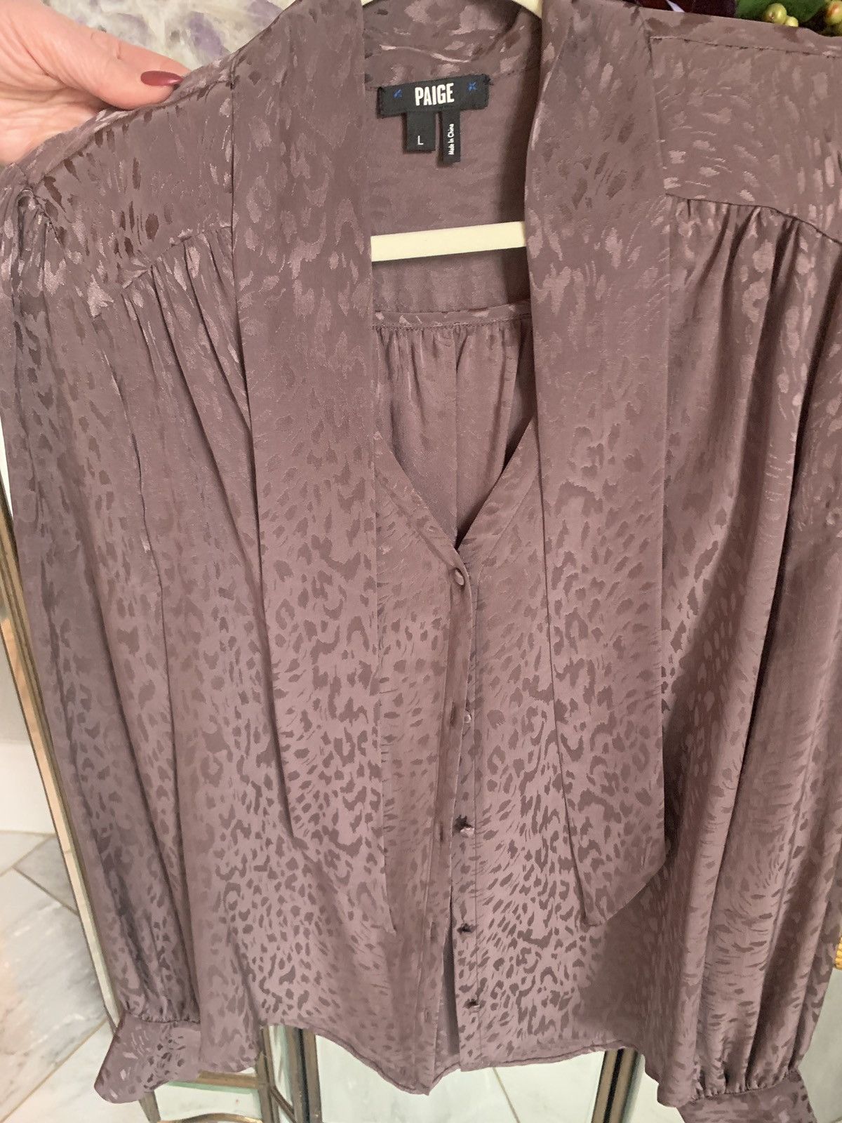 Paige Paige silk blouse, excellent condition. Size is Large Size L / US 10 / IT 46 - 4 Thumbnail