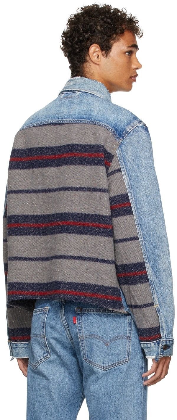Levi's *RARE* New Levi’s Premium Big E Blanket Back Denim Jacket Size US XL / EU 56 / 4 - 15 Thumbnail
