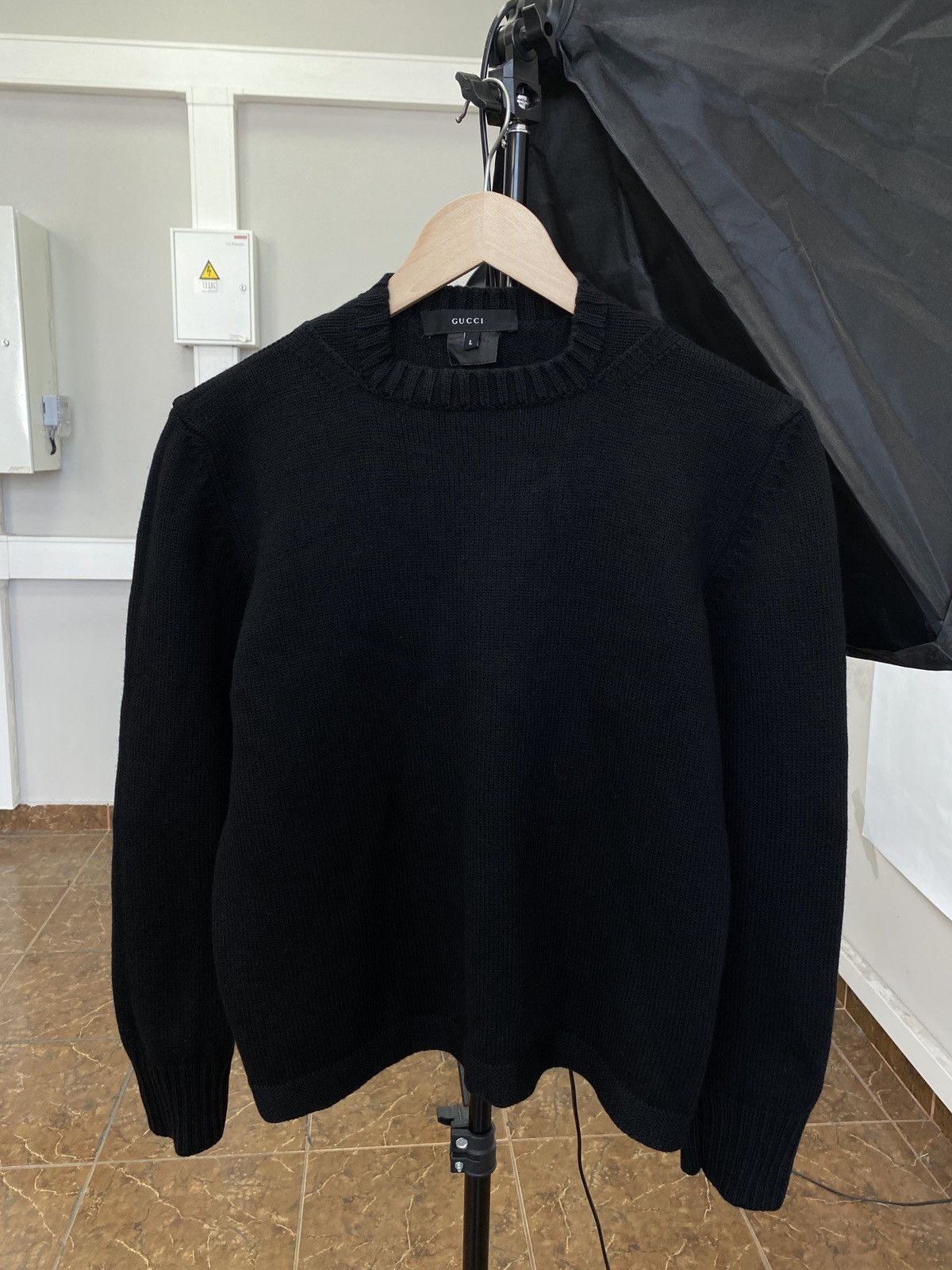 Gucci 🇮🇹 Vintage 90s Gucci Cable Knit Sweaters Retro Rare Hype Y2K Size L / US 10 / IT 46 - 1 Thumbnail