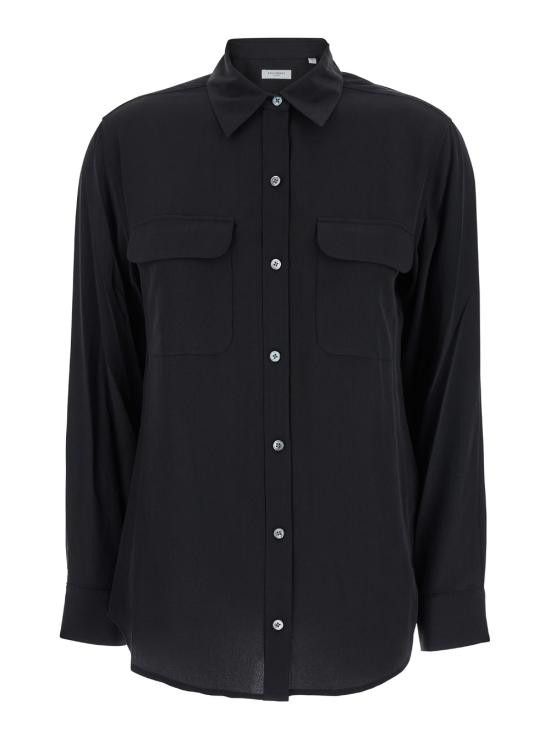 Equipment EQUIPMENT Women Shirts Q23E035TRUEBLACK Black Size L / US 10 / IT 46 - 1 Thumbnail