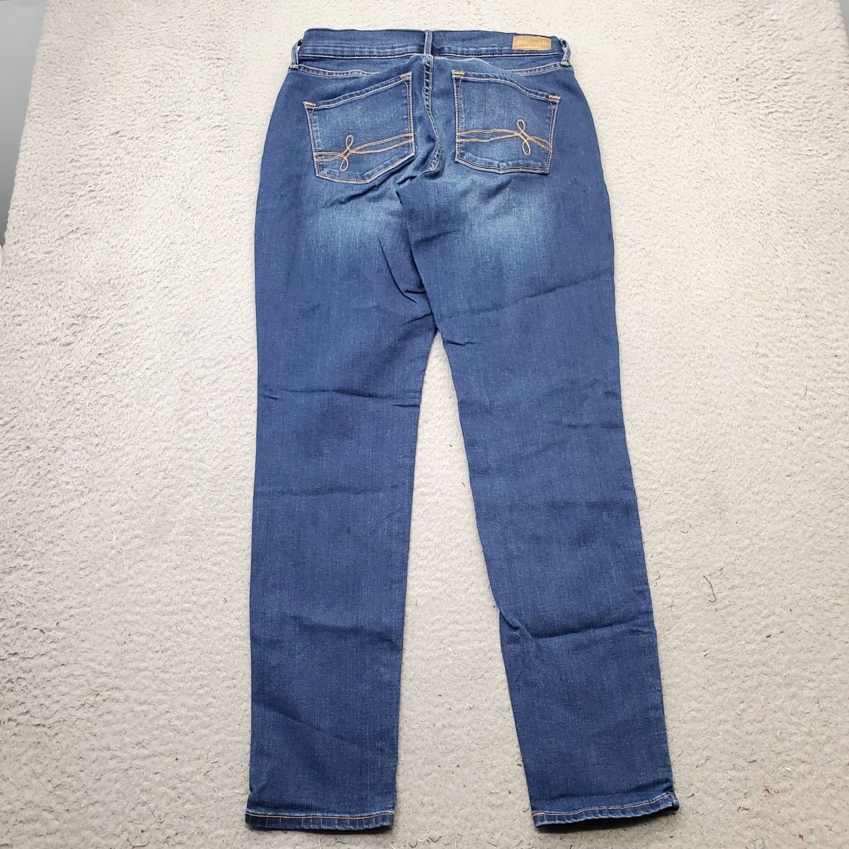 Levi's Levi's Womens 2 Jeans Curvy Skinny Denim Blue 2 Medium Inseam 28" 5-Pocket Stretch Comfort Size 26" / US 2 / IT 38 - 2 Thumbnail