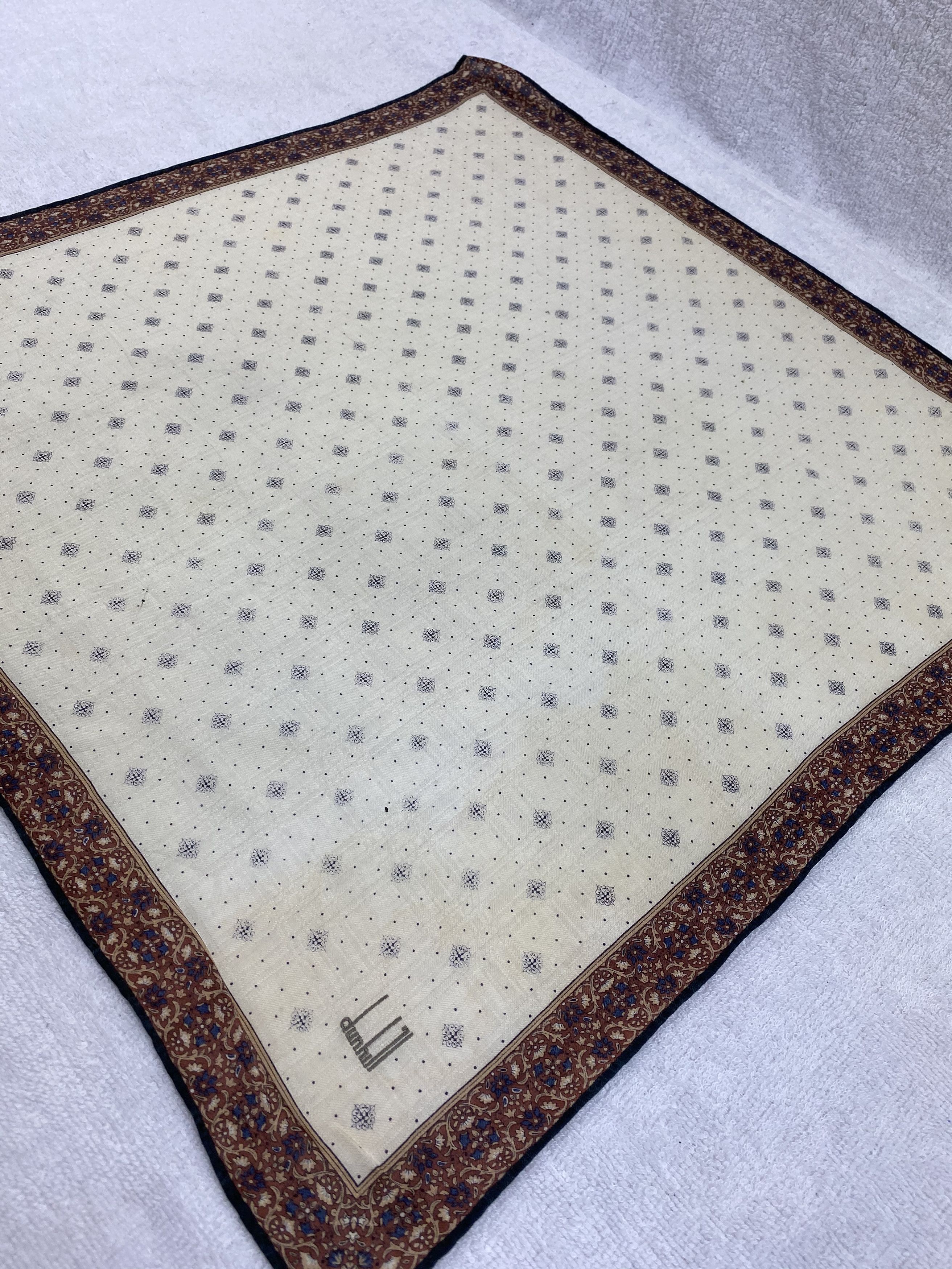 Alfred Dunhill × Vintage Alfred Dunhill Handkerchief / Bandana / Neckerchief Size ONE SIZE - 4 Thumbnail