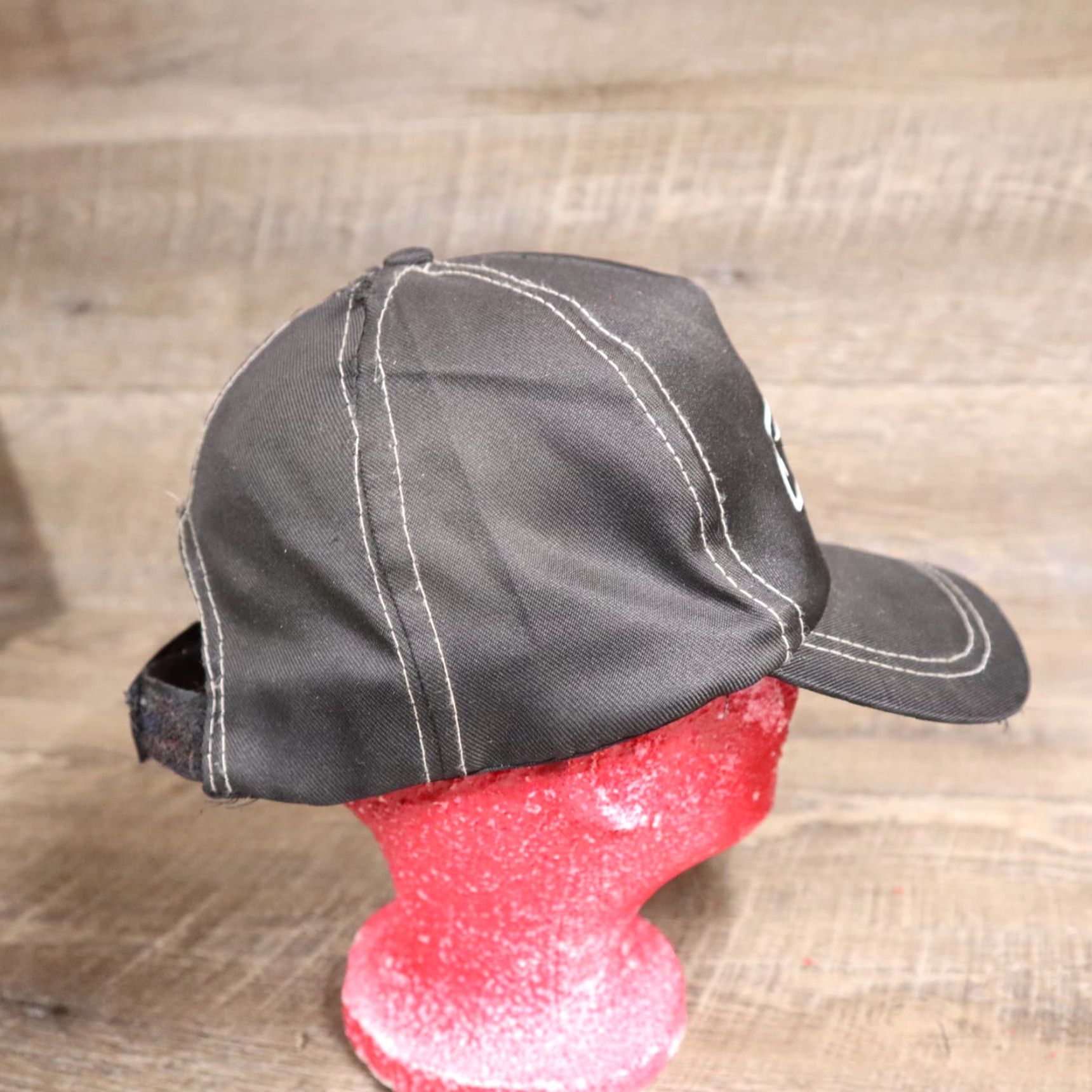 Vintage FLW Outdoors Hat Baseball Cap Mens One Size Black Adjustable Strapback Fishing Theme 90s? Size ONE SIZE - 3 Thumbnail