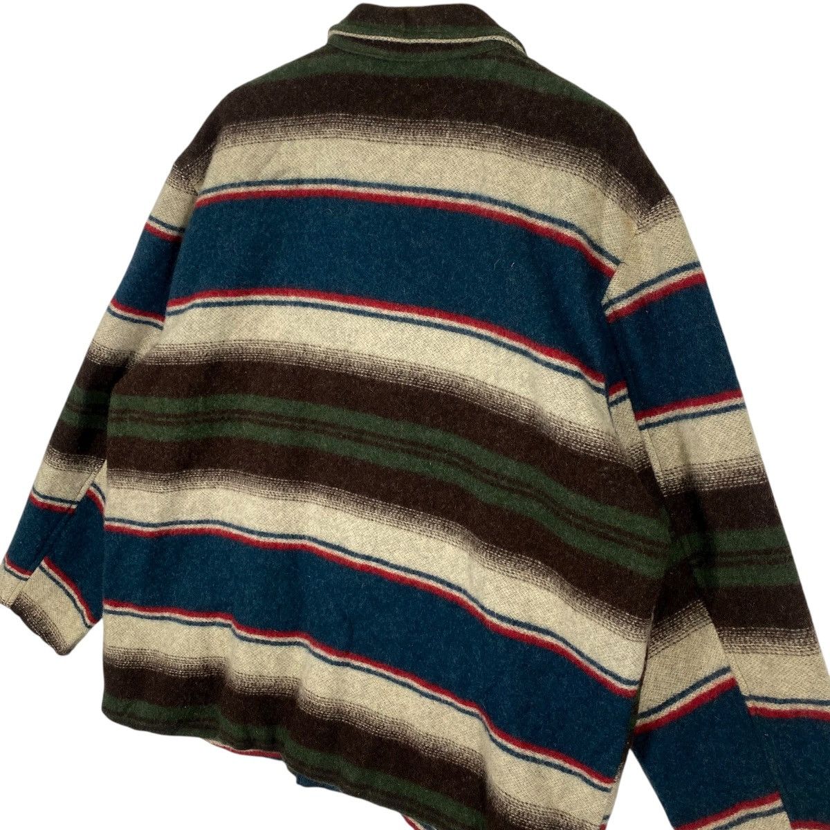 Other Vintage Blue Scuba San Francisco Striped Pattern Wool Size US L / EU 52-54 / 3 - 12 Thumbnail
