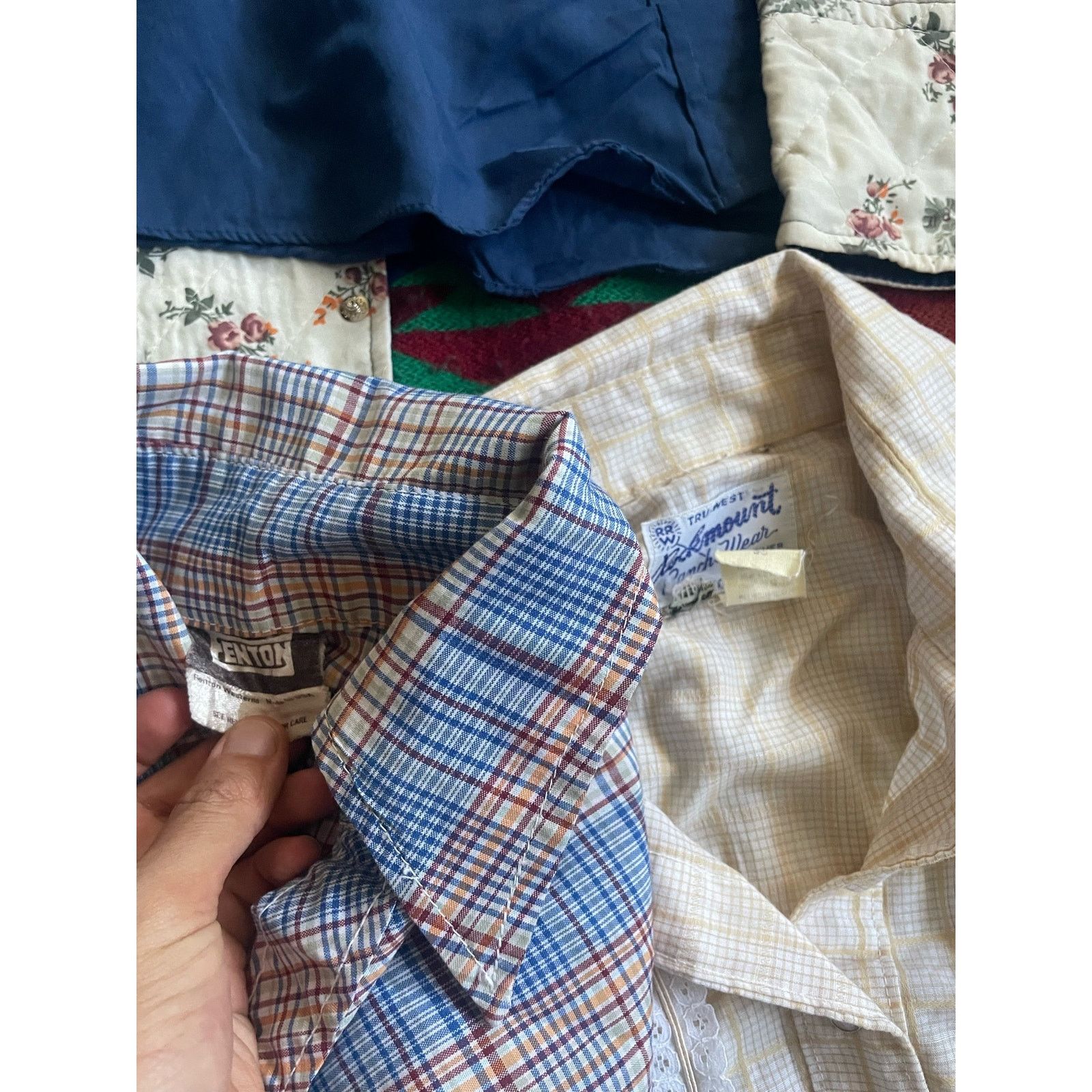Addict Clothes Japan × Rockmount Ranch Wear Vintage women western pearl snaps long sleeves small/medium Size M / US 6-8 / IT 42-44 - 4 Thumbnail