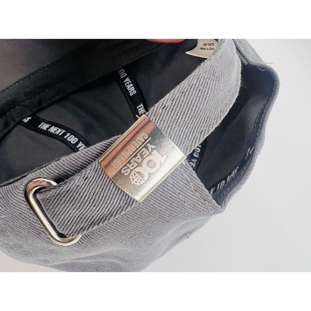 Caterpillar Caterpillar CAT “100 Years” Adjustable Gray Baseball Hat Ca Size ONE SIZE - 8 Thumbnail