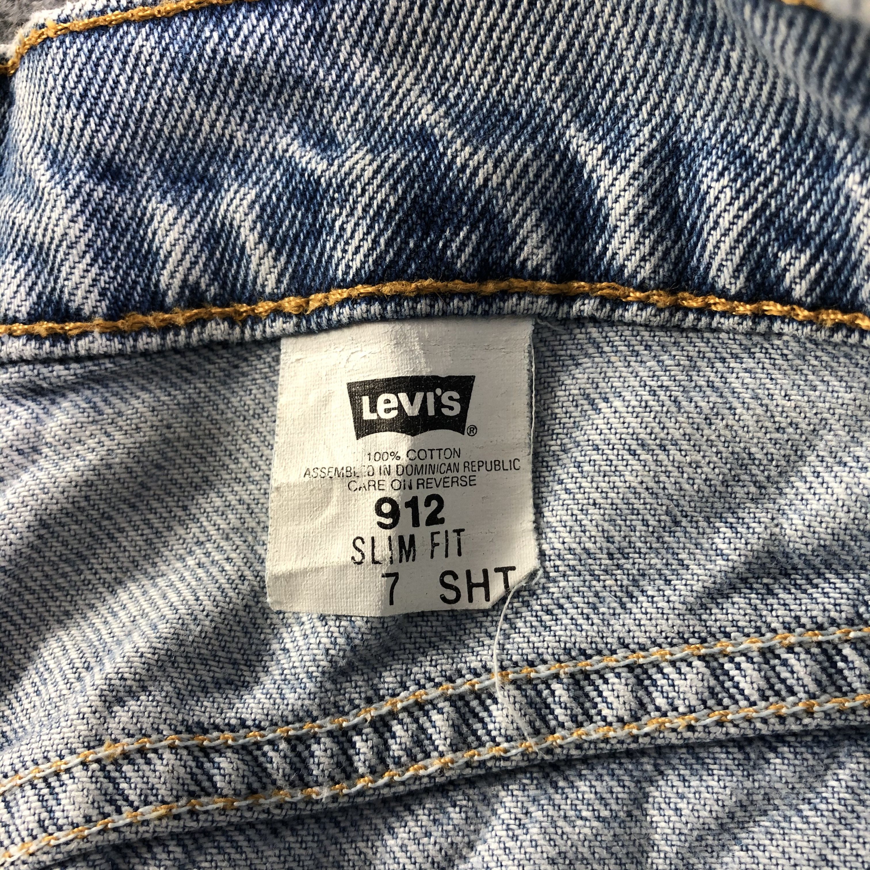 Levi's Vintage Light Wash Levis 912 Jeans-J4263 Size 25" / US 0 / IT 36 - 9 Thumbnail