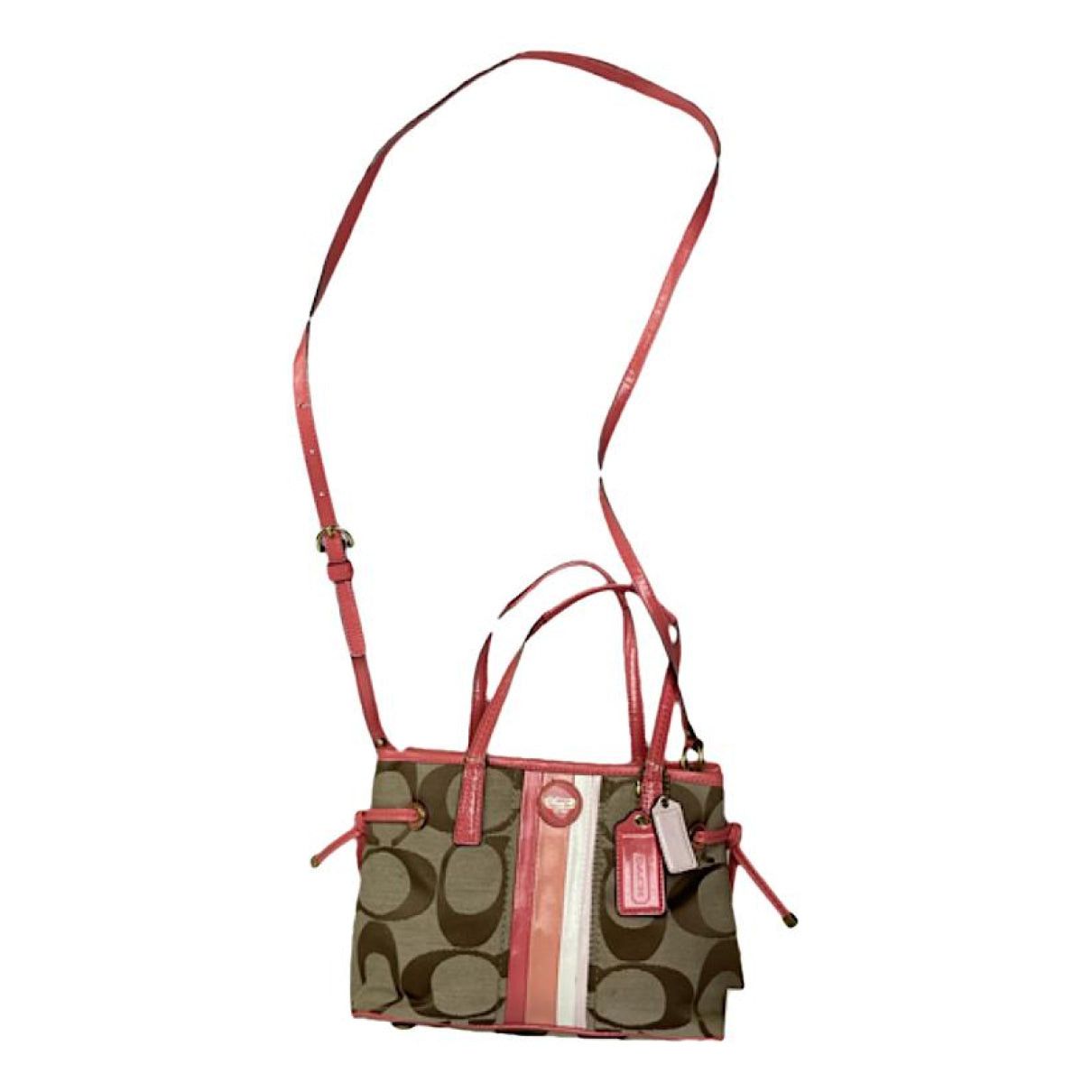 Coach Signature Sufflette Brown Leather Handbag Size ONE SIZE - 1 Thumbnail