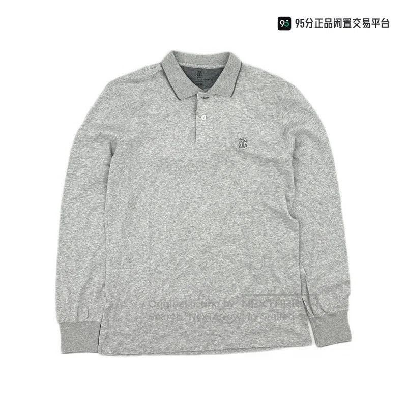 Brunello Cucinelli Brunello Cucinelli SS23 Long Sleeve Polo Shirt. Size US S / EU 44-46 / 1 - 6 Thumbnail