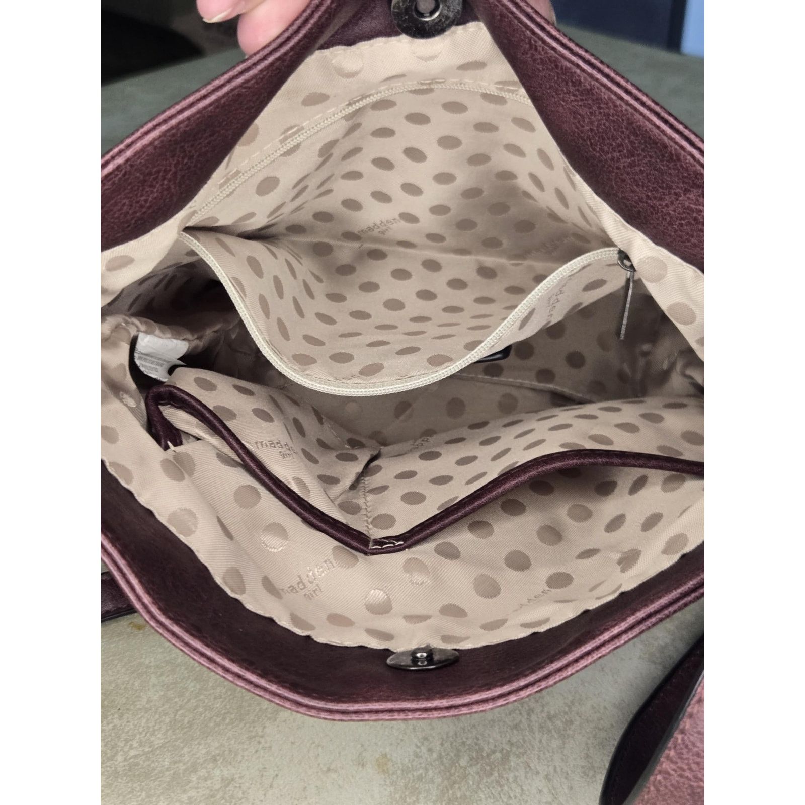 Steve Madden Madden girl handbag maroon with tassel Size ONE SIZE - 4 Thumbnail