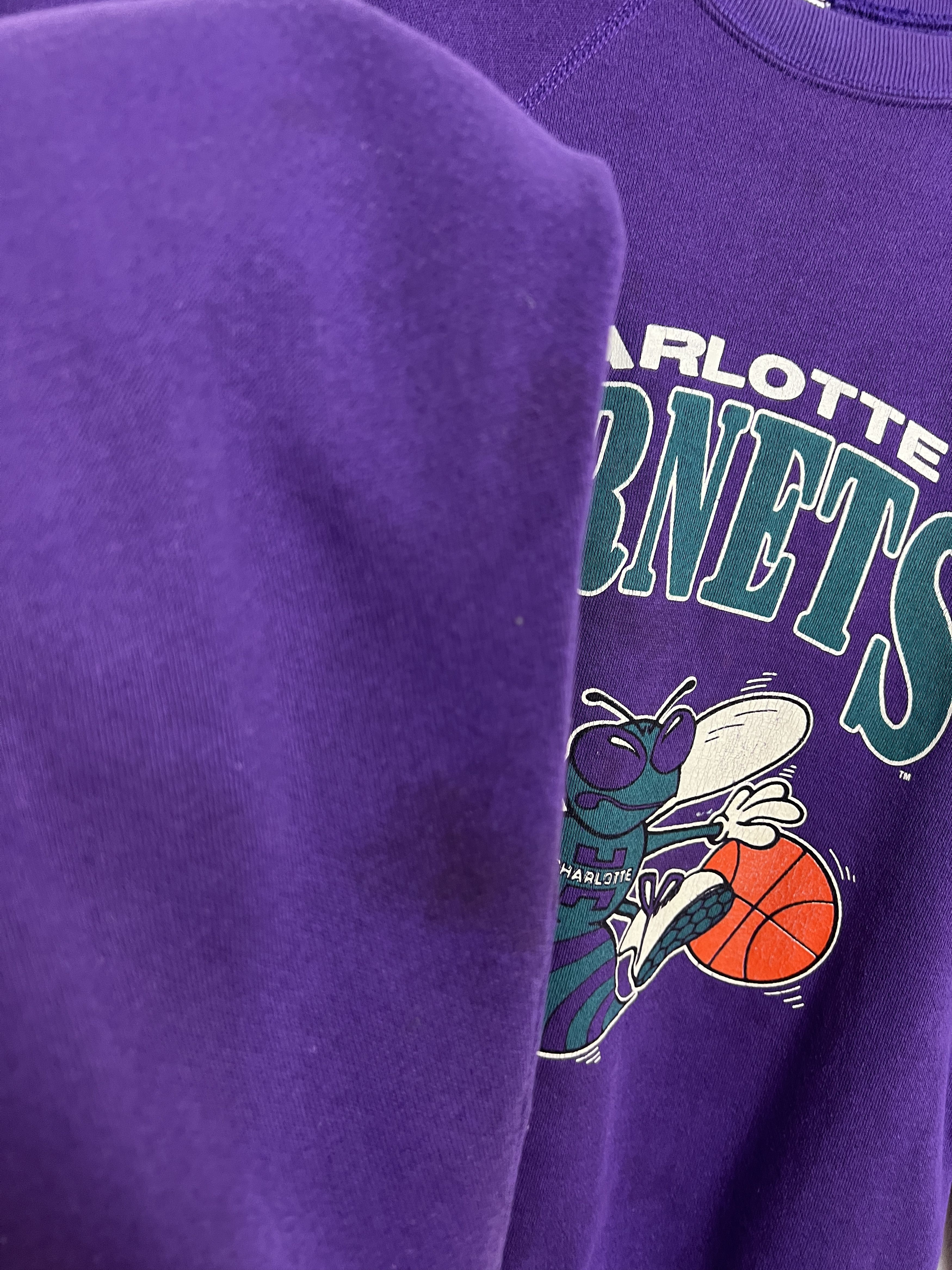 Vintage Charlotto Hornets Over Print NBA Sweatshirt Crewneck Size US M / EU 48-50 / 2 - 7 Thumbnail