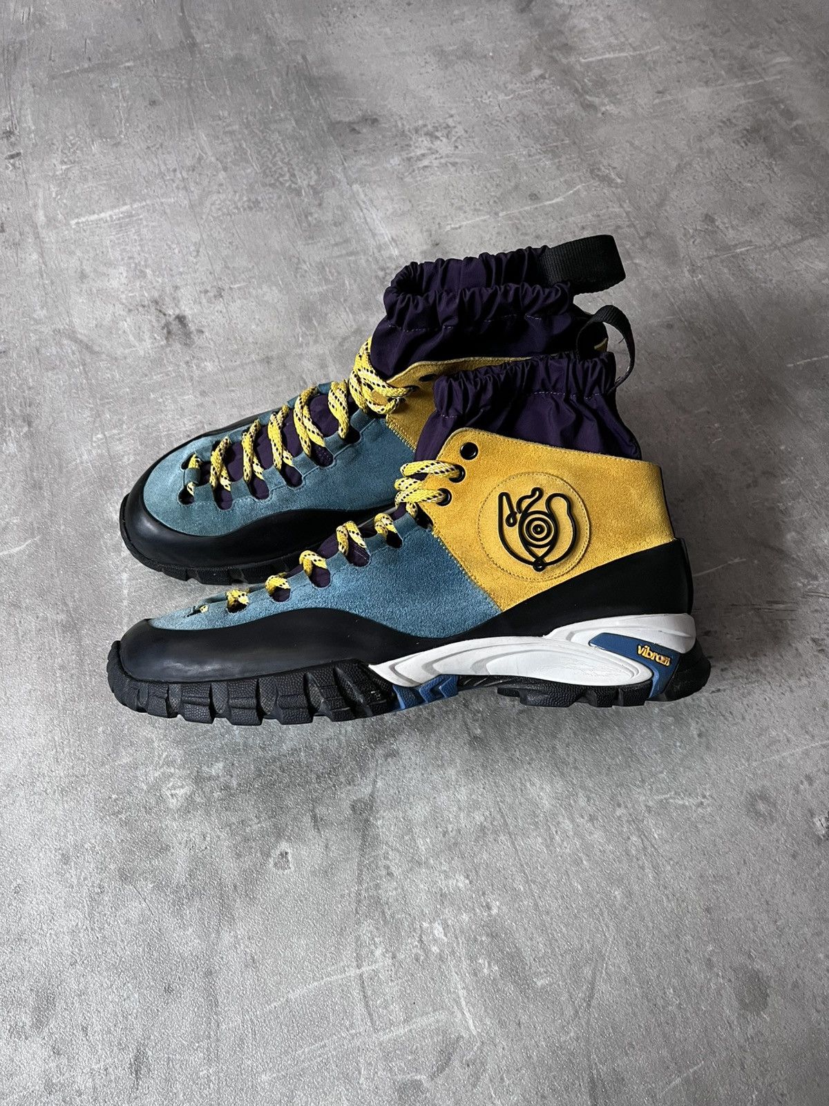 Loewe Loewe ELN Climbing boots shoes yellowe blue black Size US 12 / EU 45 - 1 Thumbnail