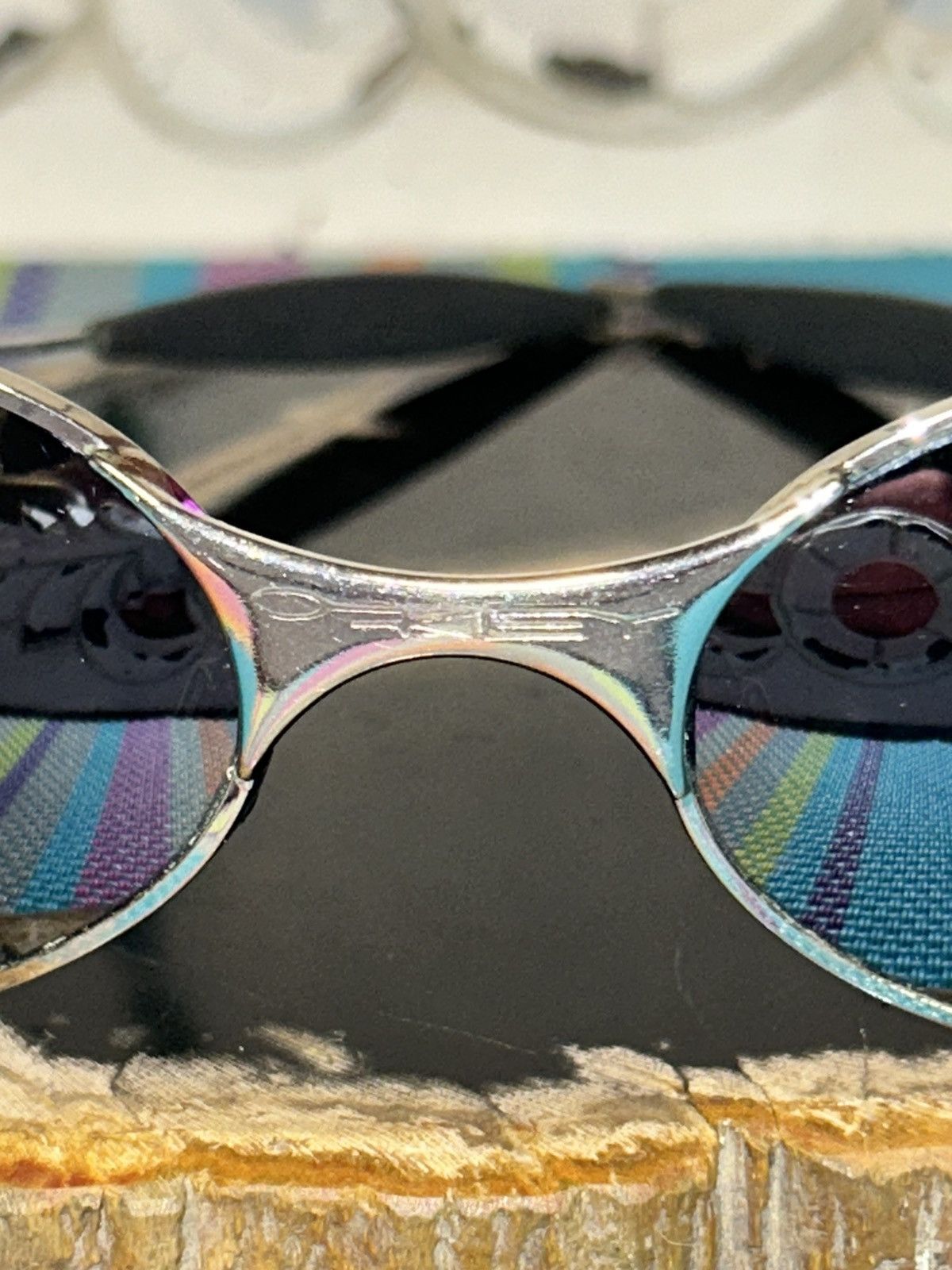 Oakley Oakley T-Wire 1.0 VINTAGE ORIGINAL Titanium Chrome Iridium Size ONE SIZE - 4 Thumbnail