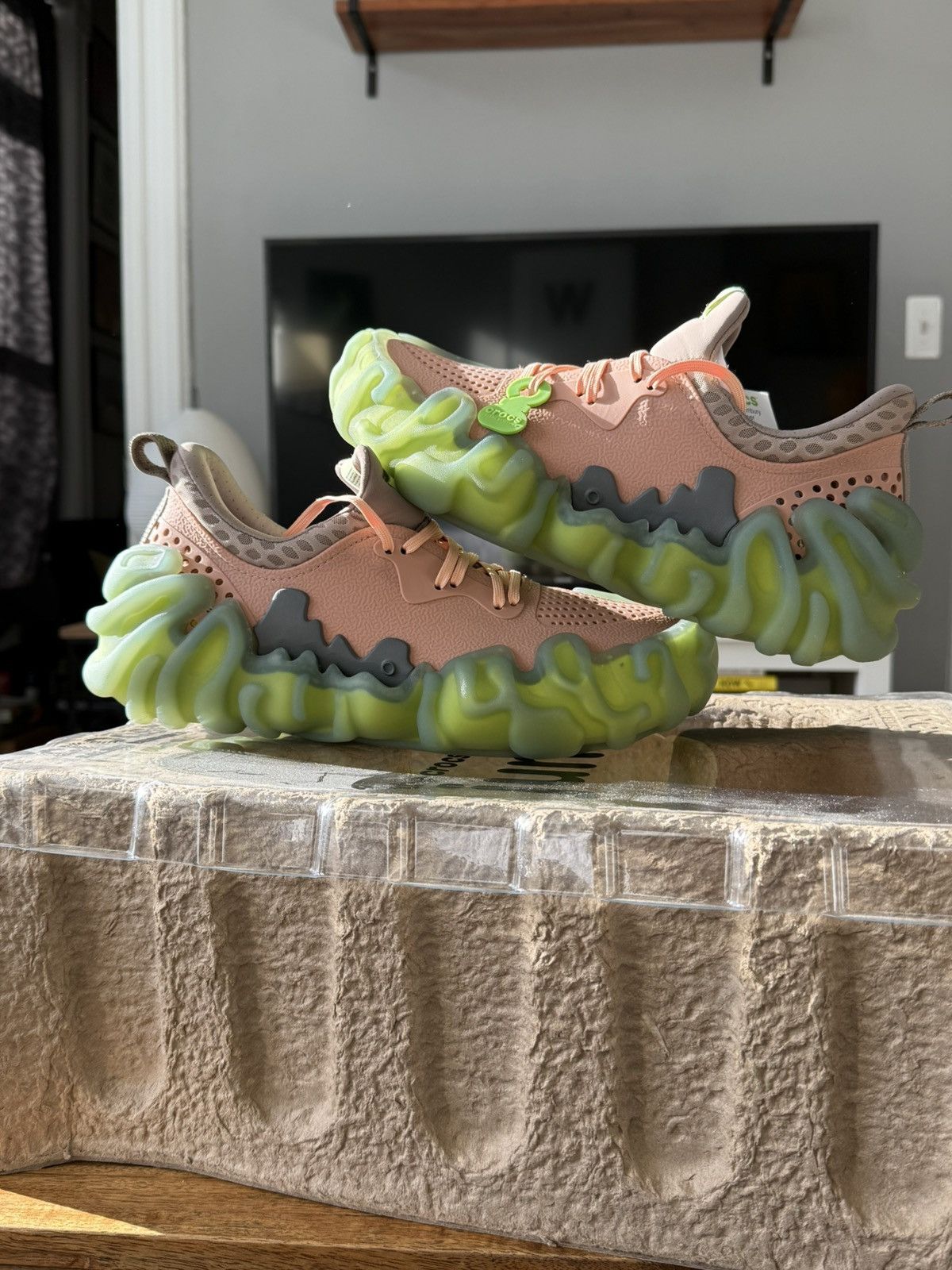 Crocs × Salehe Bembury Crocs Pollex Juniper by Salehe Bembury Guava Size US 9 / EU 42 - 1 Thumbnail