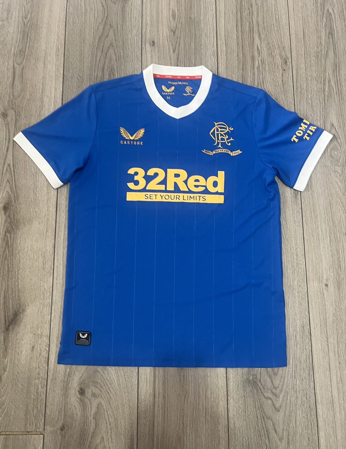 Castore Glasgow Rangers 2021/22 Home Football Shirt Soccer Jersey Size US M / EU 48-50 / 2 - 1 Thumbnail