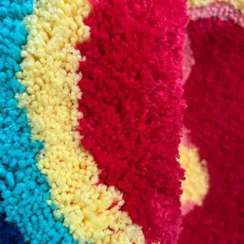 Other 3D Handmade Infra Red Palm Soft Rug Size ONE SIZE - 3 Thumbnail
