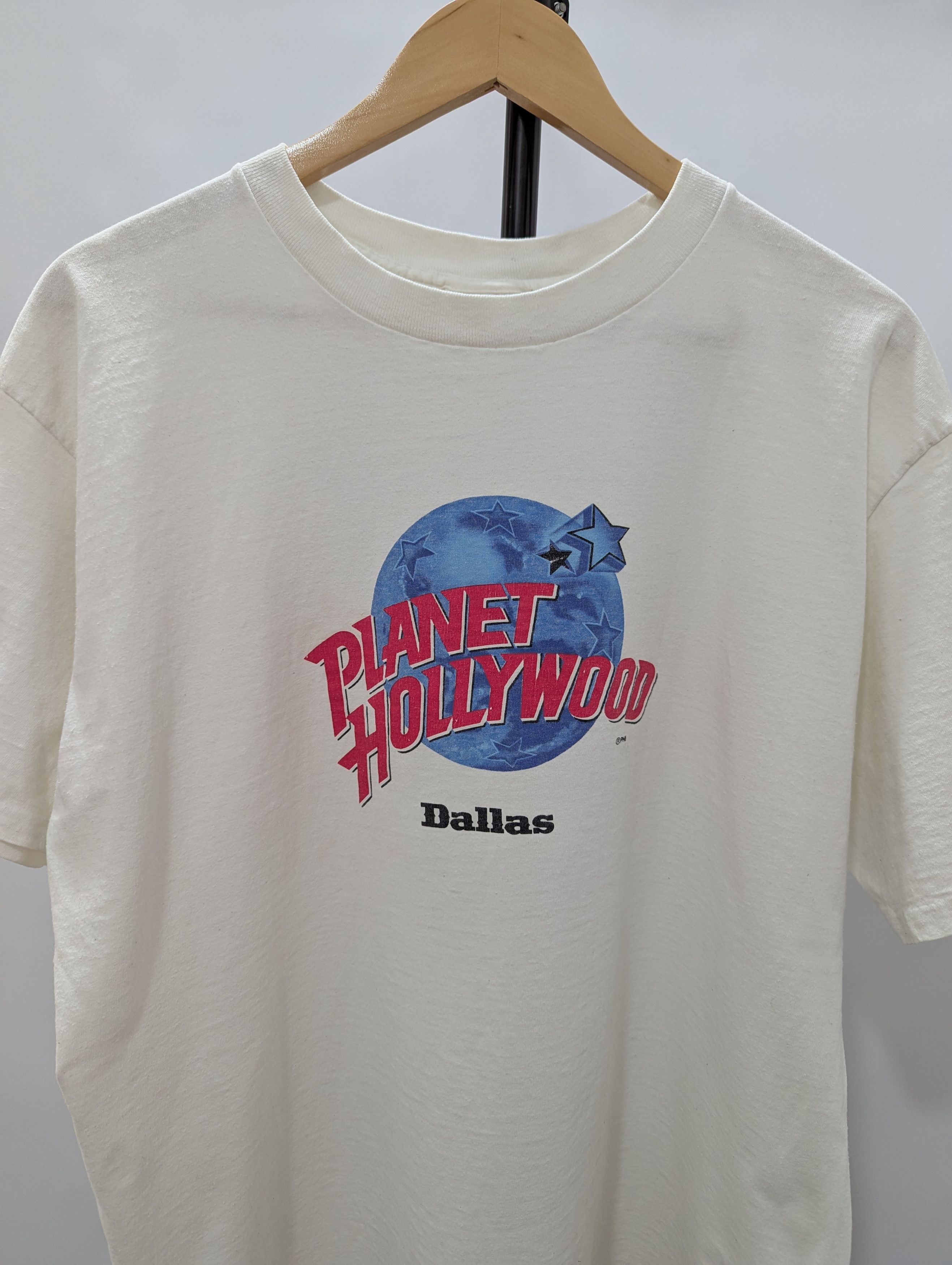 Planet Hollywood × Vintage Vintage 90s Planet Hollywood Dallas Streetwear Tee Y2K Size US XL / EU 56 / 4 - 2 Thumbnail