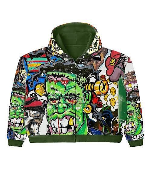 Green Plus one hoodie