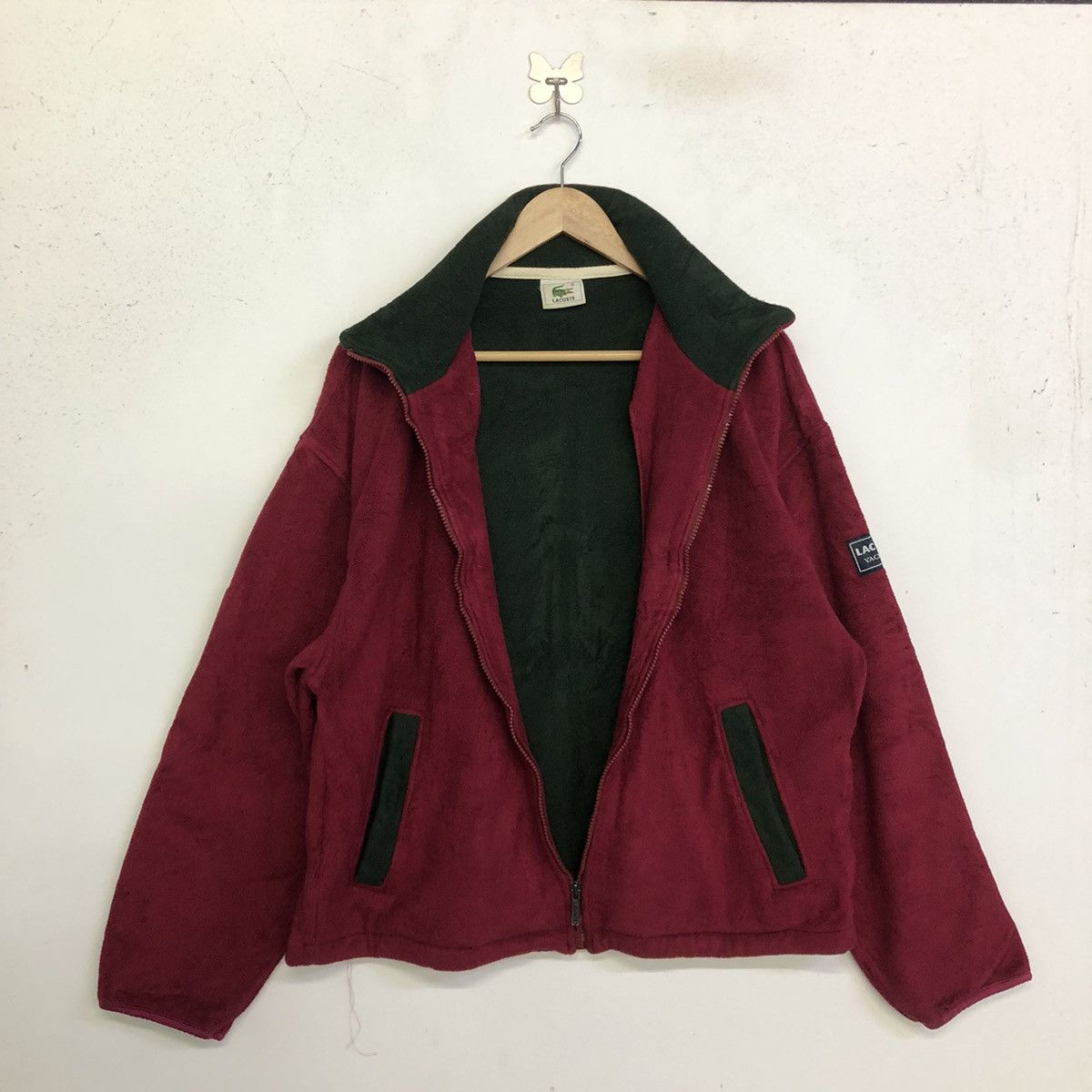 Lacoste Vintage Lacoste Yatching Fleece Sweater Jacket Size US M / EU 48-50 / 2 - 4 Thumbnail